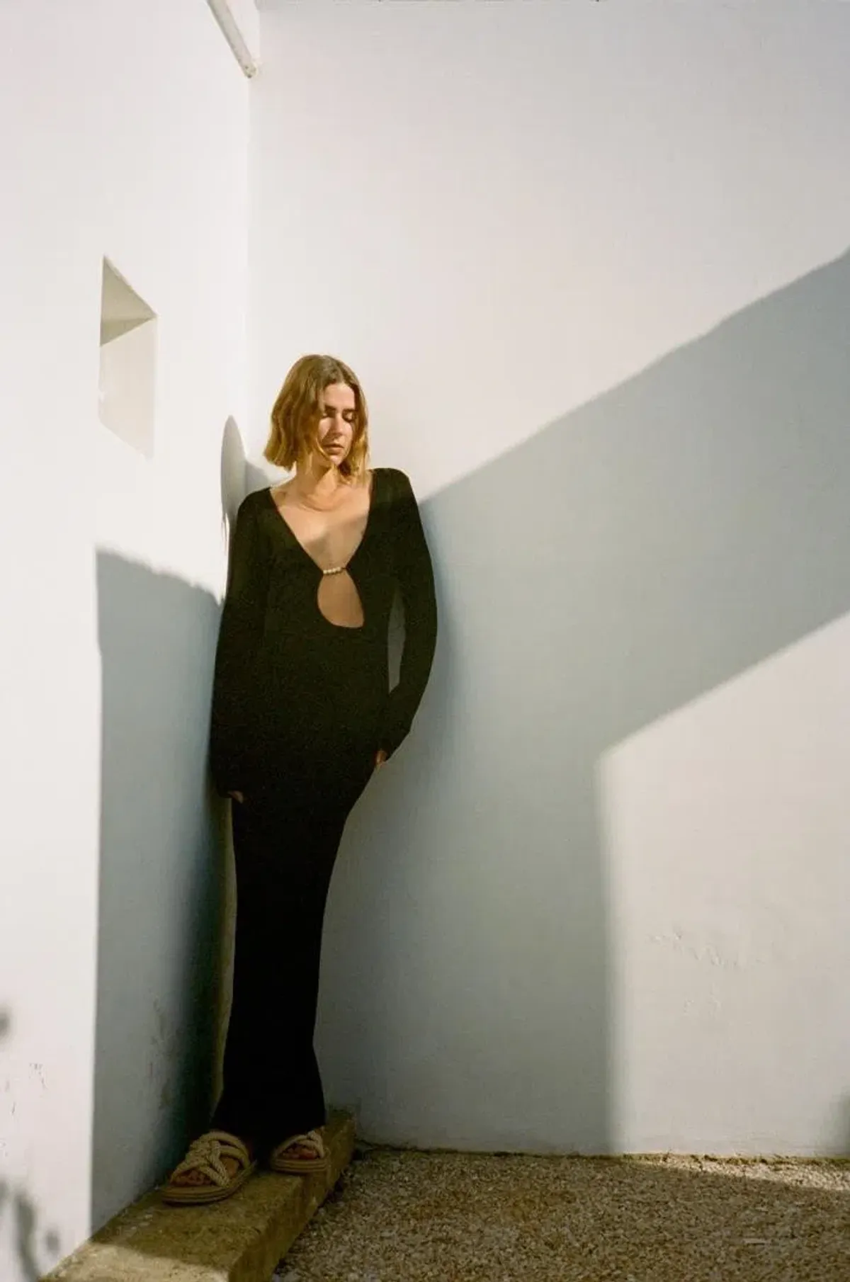 Sir the Label Kinetic Beaded Long Sleeve Maxi Dress Black Size 1 / AU 8 - Image 3