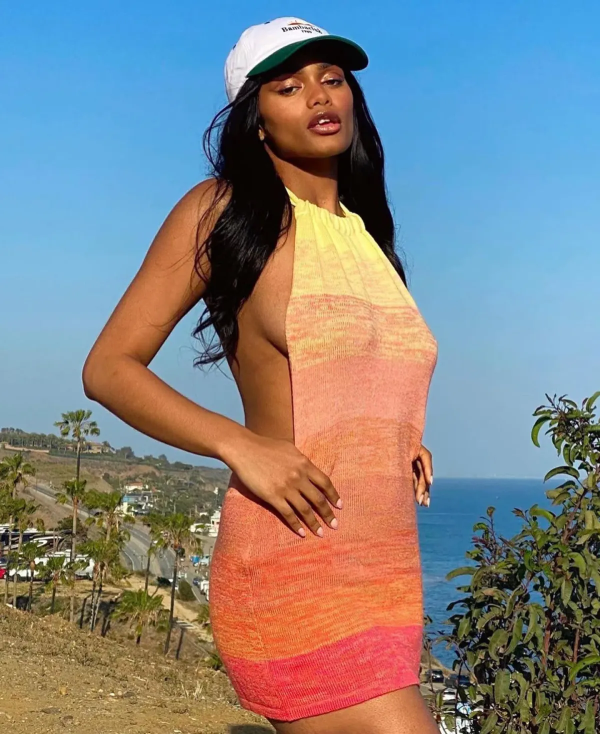 Bamba Swim Bounty Dress | Sunset Orange | Size Small - Image 1