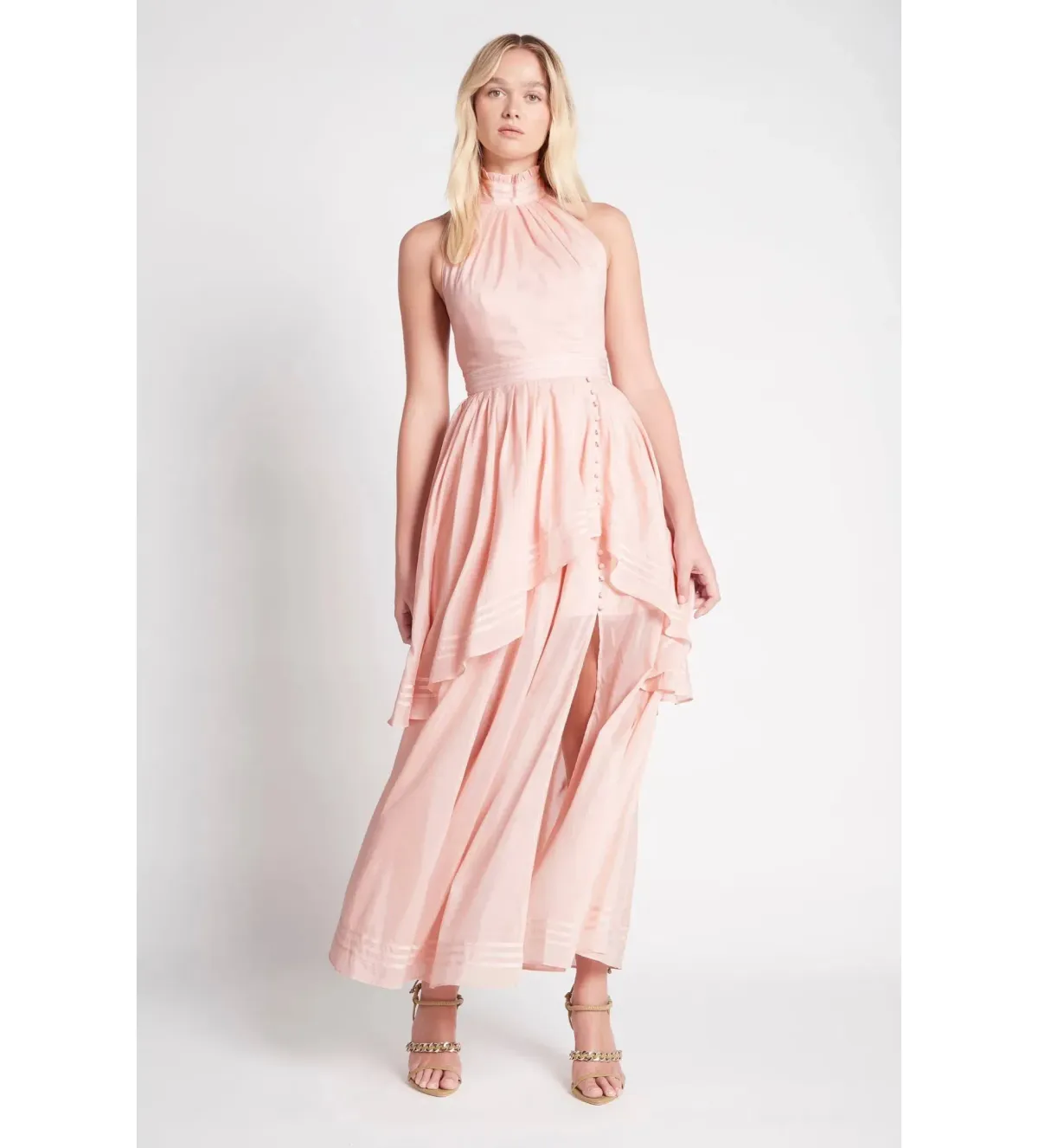 Aje Sienna Maxi Dress Blush Size 8 - Image 1