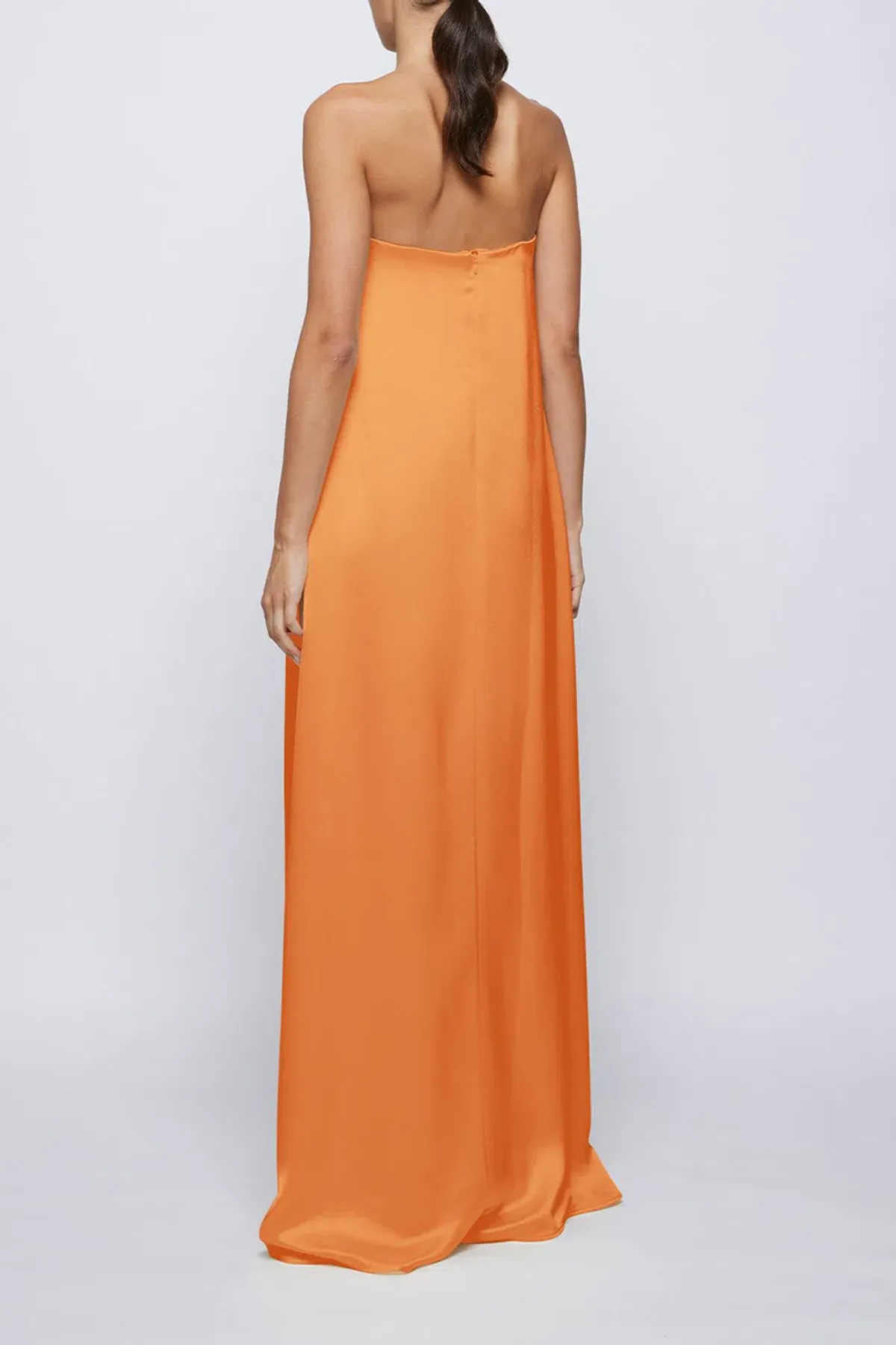 Anna Quan Delfina Strapless Dress Kumquat Size 6 - Image 3