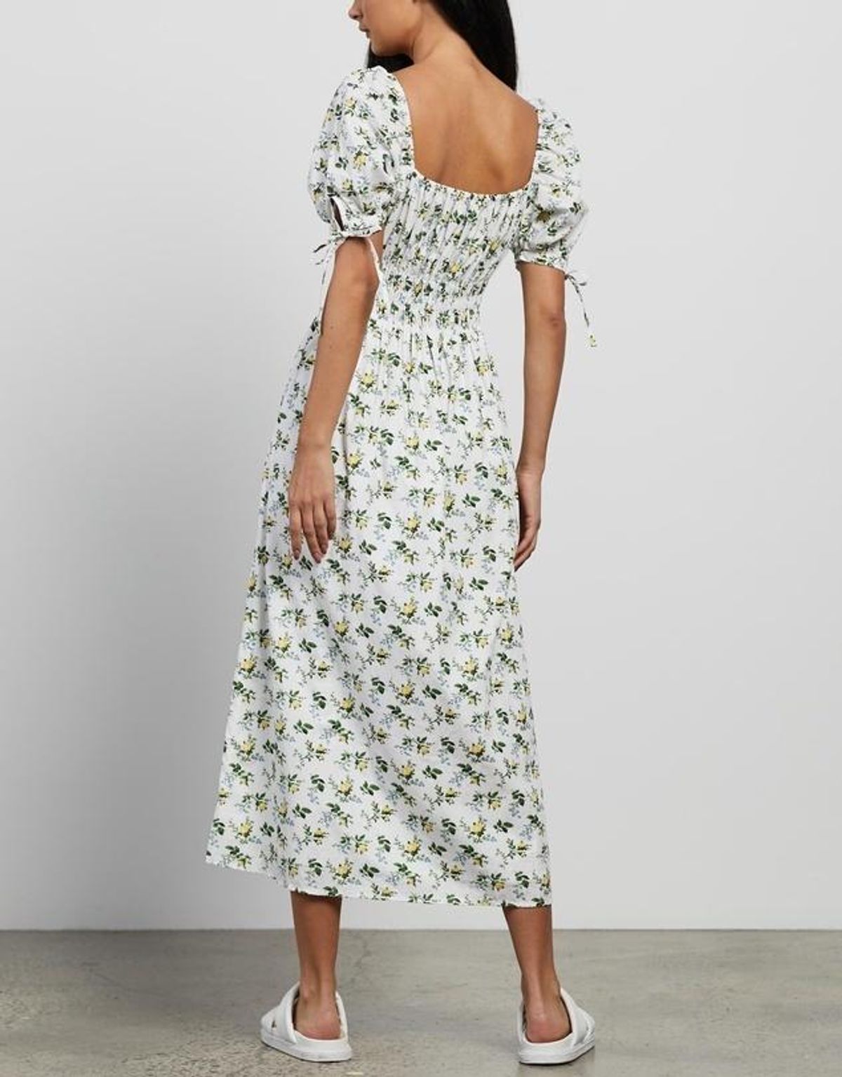 Faithfull the Brand Flora Midi Dress Bendita Floral Size 10 - Image 3