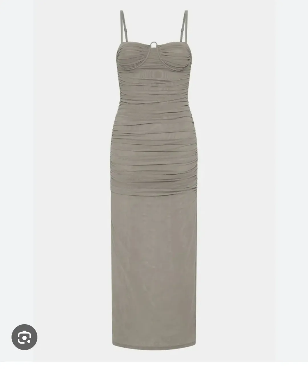 Sir the Label Jacques Gathered Midi Dress  Size 1 / AU 8 for rent on The Volte - main image