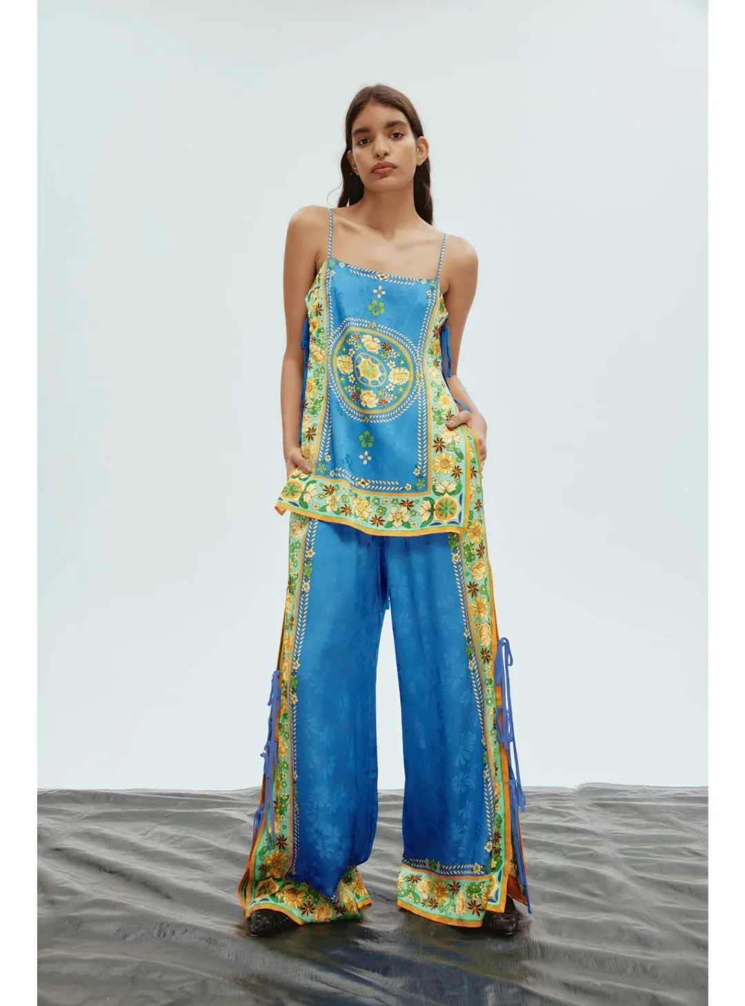 Alemais Linda Wide Leg Pant Set Size AU 8 for rent on The Volte - main image