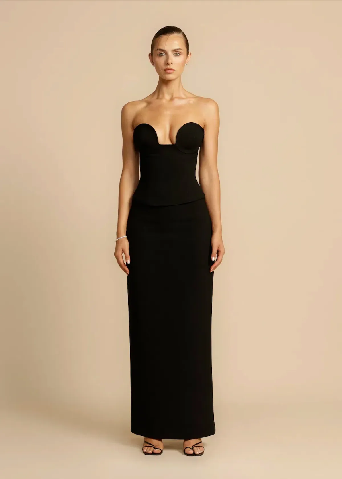 Arcina Ori Frida Bustier and Sloan Skirt Set Black Size S / AU 8 - Image 8