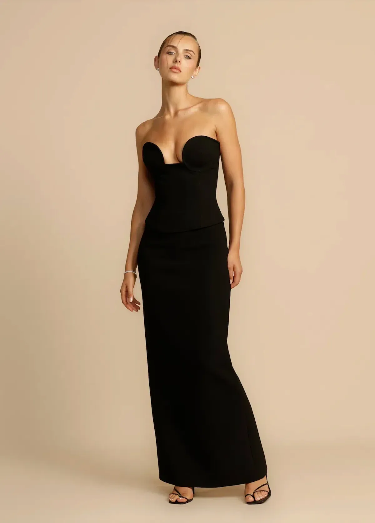 Arcina Ori Frida Bustier and Sloan Skirt Set Black Size S / AU 8 - Image 2