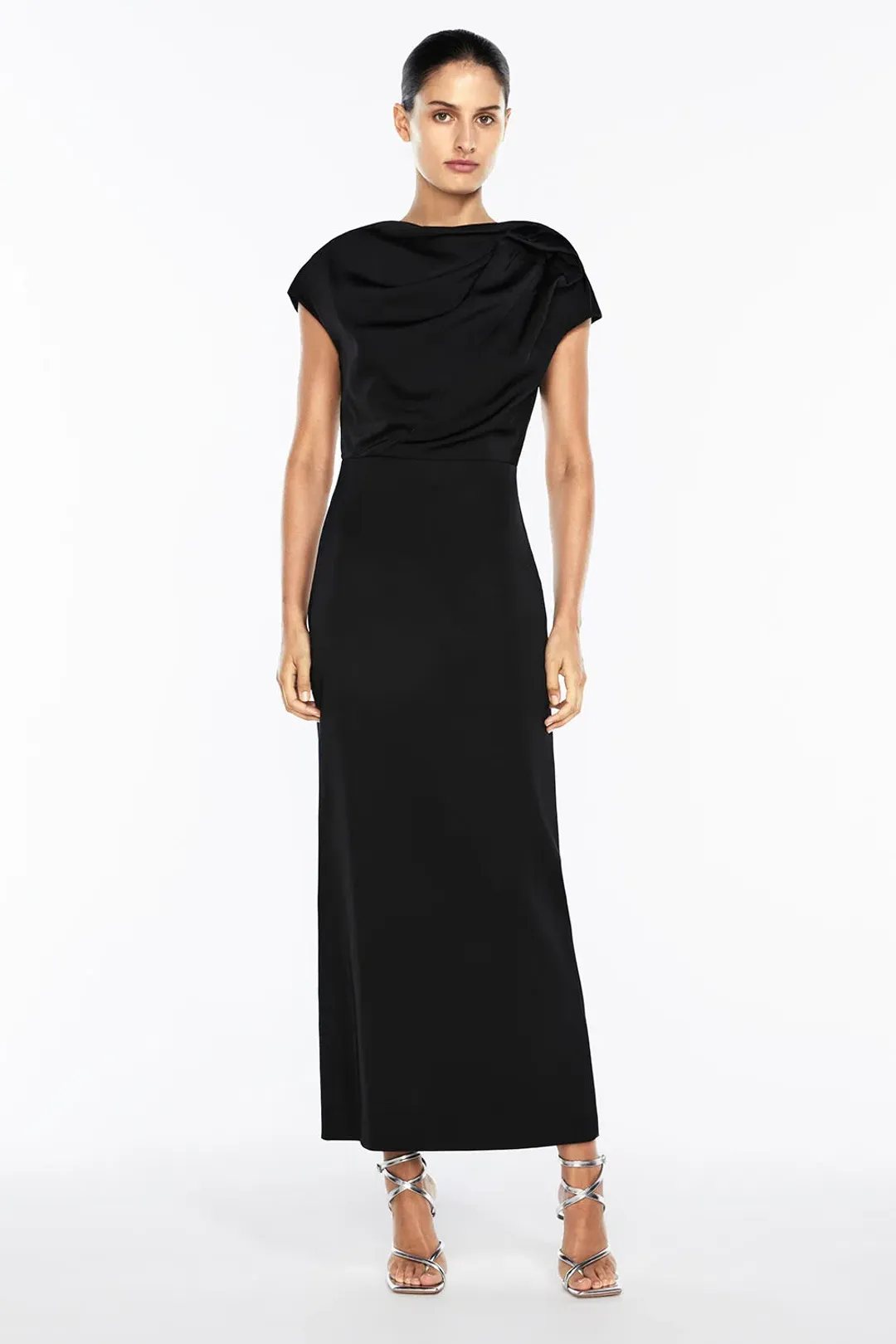 Manning Cartell Grand Illusion Maxi Gown Black Size 10 for rent on The Volte - main image