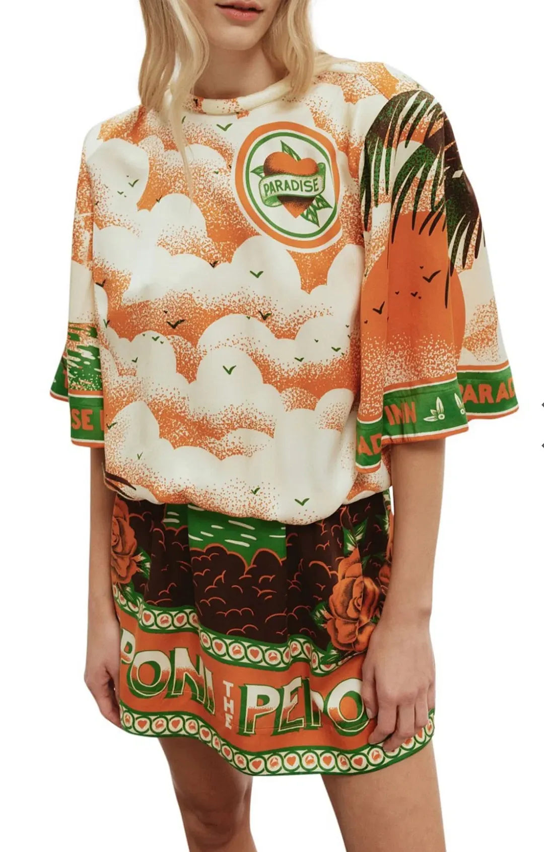 ALEMAIS Bunglalow Mini Dress Multi Size 8  for rent on The Volte - main image