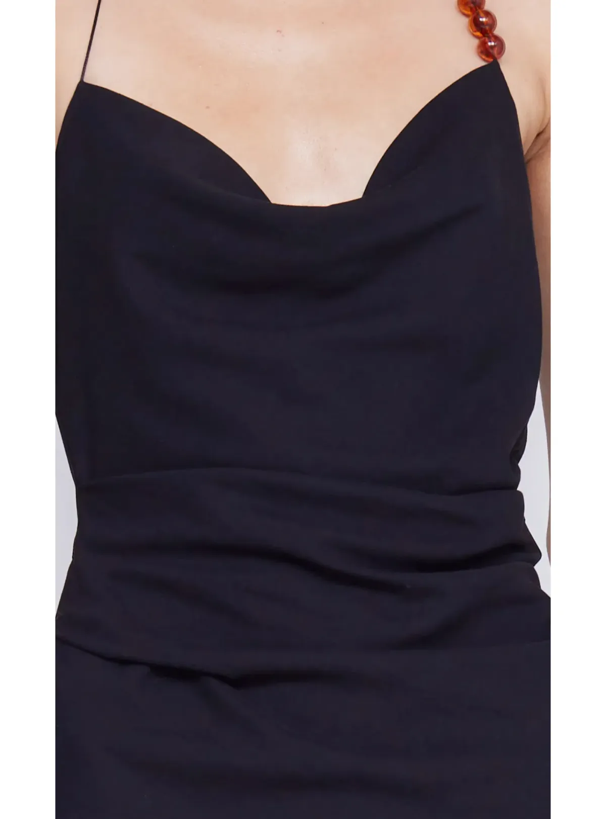 Bec & Bridge Desiree Tuck Mini Dress Black Size AU 10 - Image 2