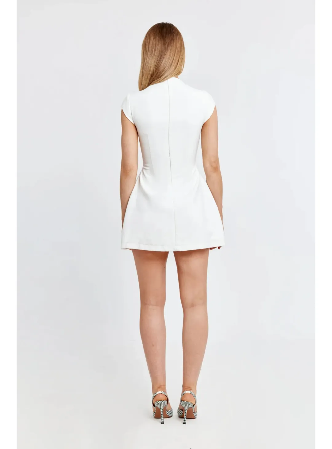 Odd Muse The Ultimate Muse Cap Sleeve Mini Dress White Size S / AU 8 for rent on The Volte - main image