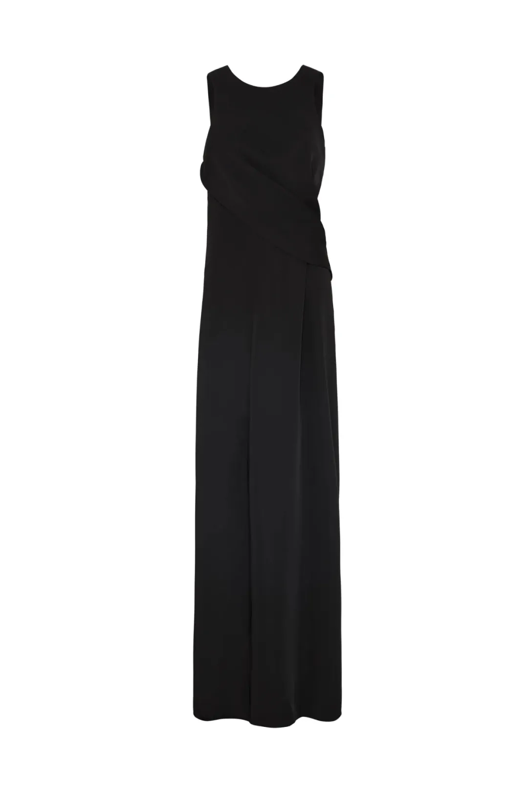 Bianca Spender Jersey Suiting Anchor Gown Black Size 1/ AU 8 for rent on The Volte - main image