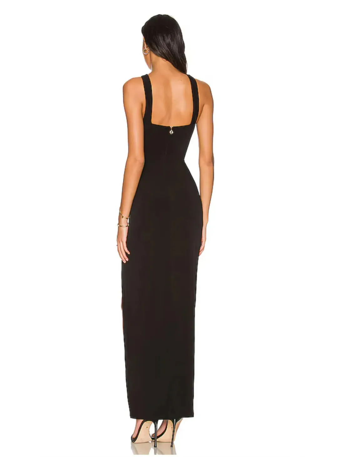 Love Nookie Belisse Maxi Dress Gown in Black Size XS / AU 6 for rent on The Volte - main image