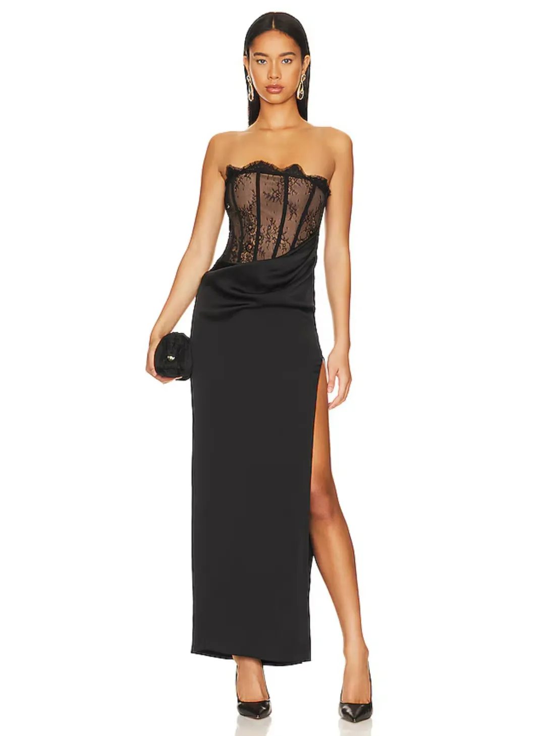 NBD Nalani Maxi Dress Black Size XS / AU 6 for rent on The Volte - main image