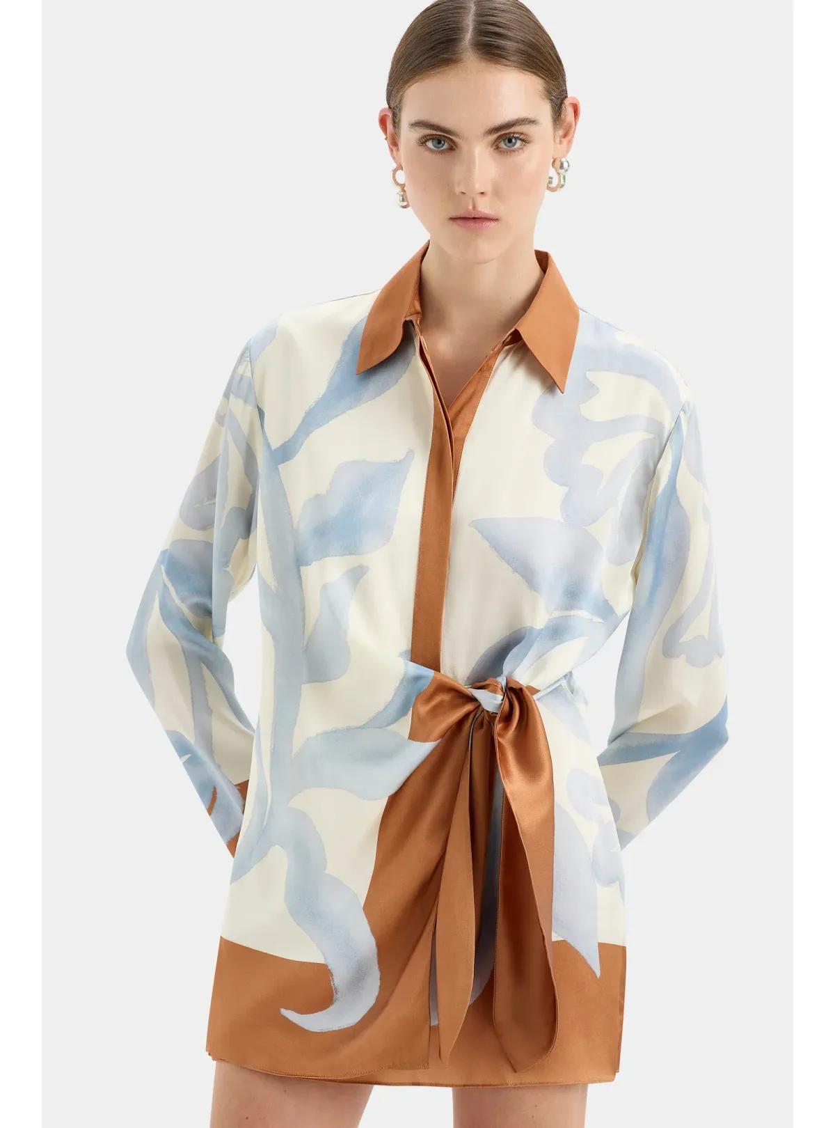 Sir the Label Sorrento Shirtdress Sciarpa Print Size 2 / AU 10 - Image 3