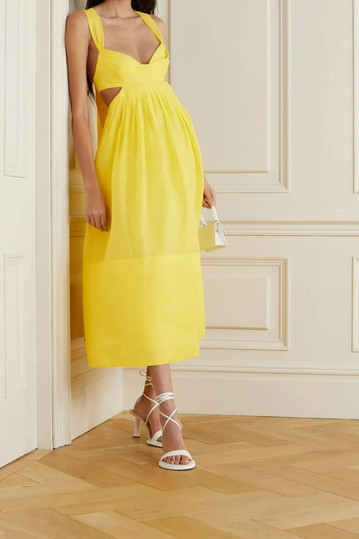 Zimmermann Botanica Bralette Gown In Sunshine Yellow Size 1 / AU 10 - Image 1