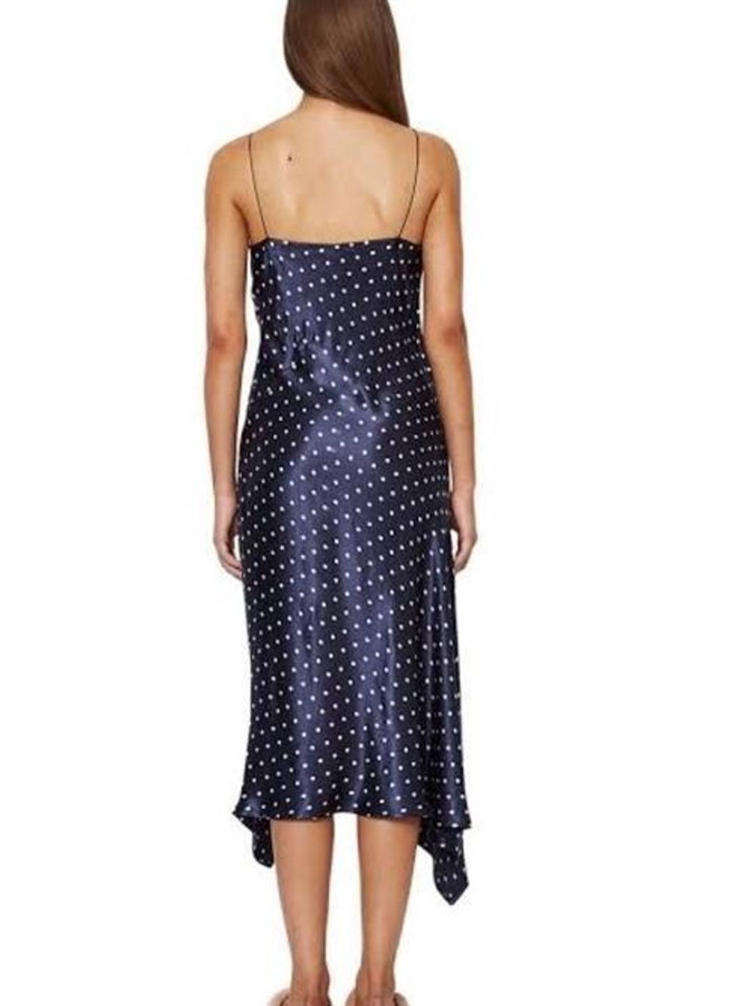 Bec & Bridge Bonjour Dress Navy Spots 10 for rent on The Volte - main image