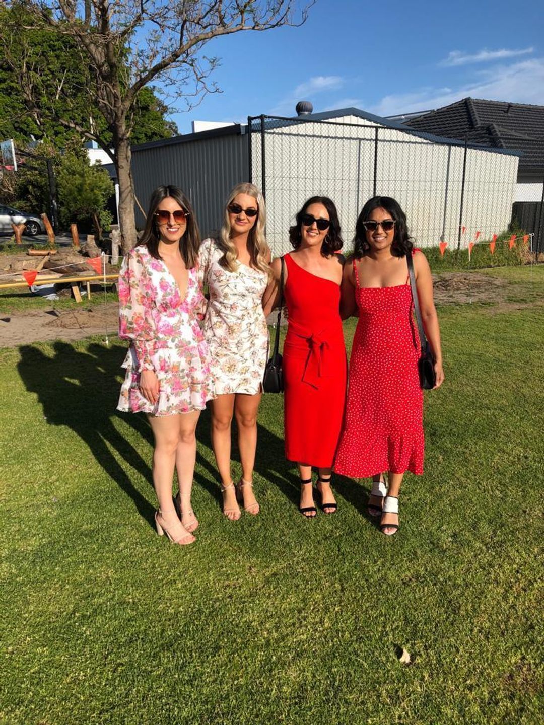 Shona Joy Bryant One Shoulder Midi with Belt Red 8 for rent on The Volte - main image