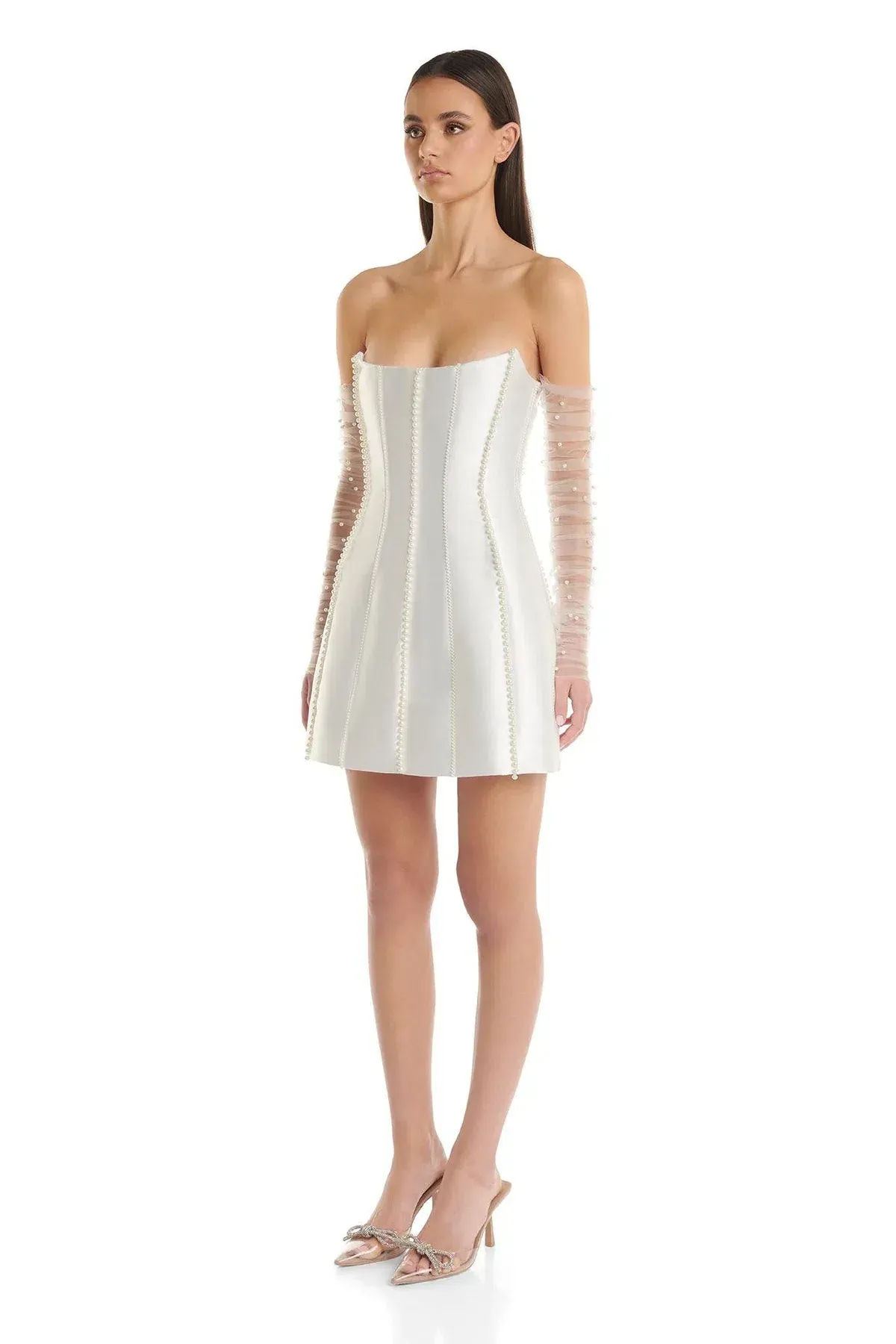 Eliya The Label Kayla Mini Dress White Size S / AU 8 - Image 5