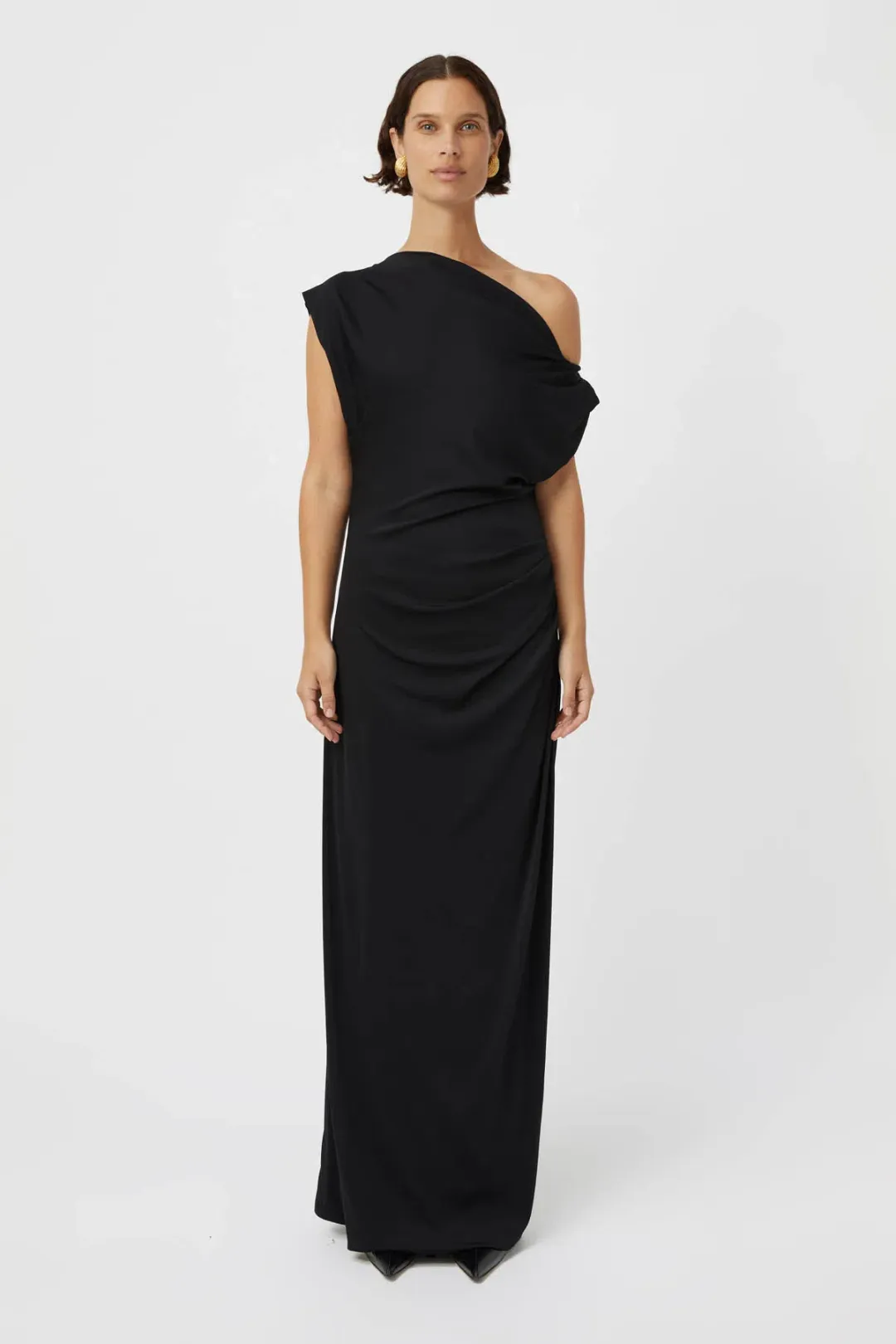 Camilla and Marc Annalise Dress Black Size 12 for rent on The Volte - main image