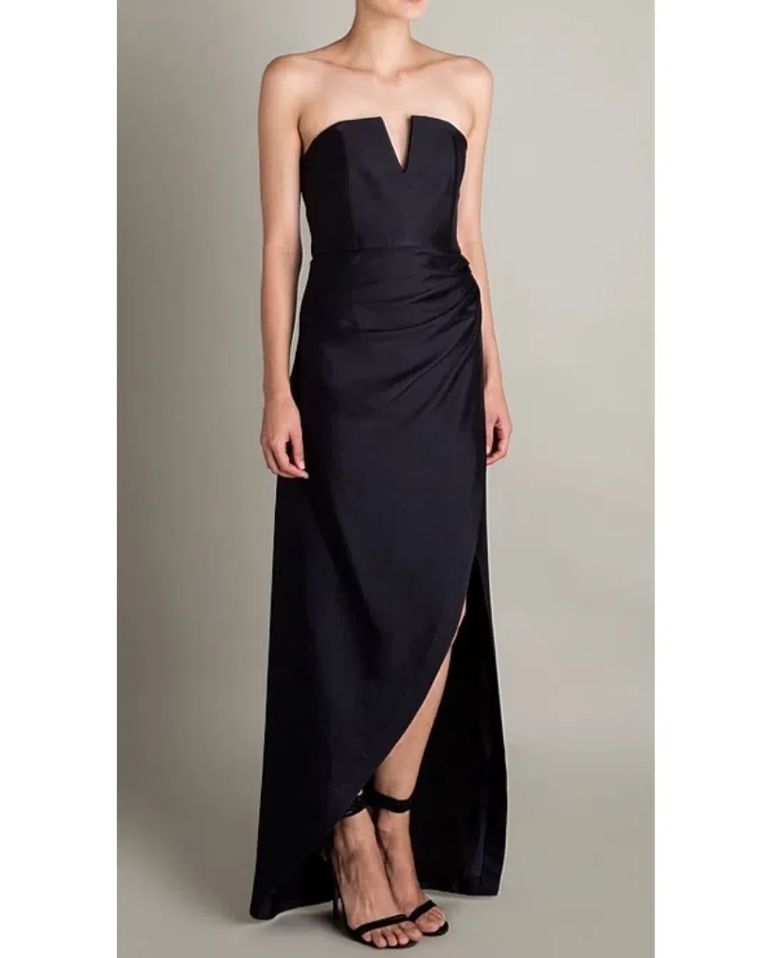 Bianca Spender Cotton Silk Phantasm Dress Ink Size 8 for rent on The Volte - main image