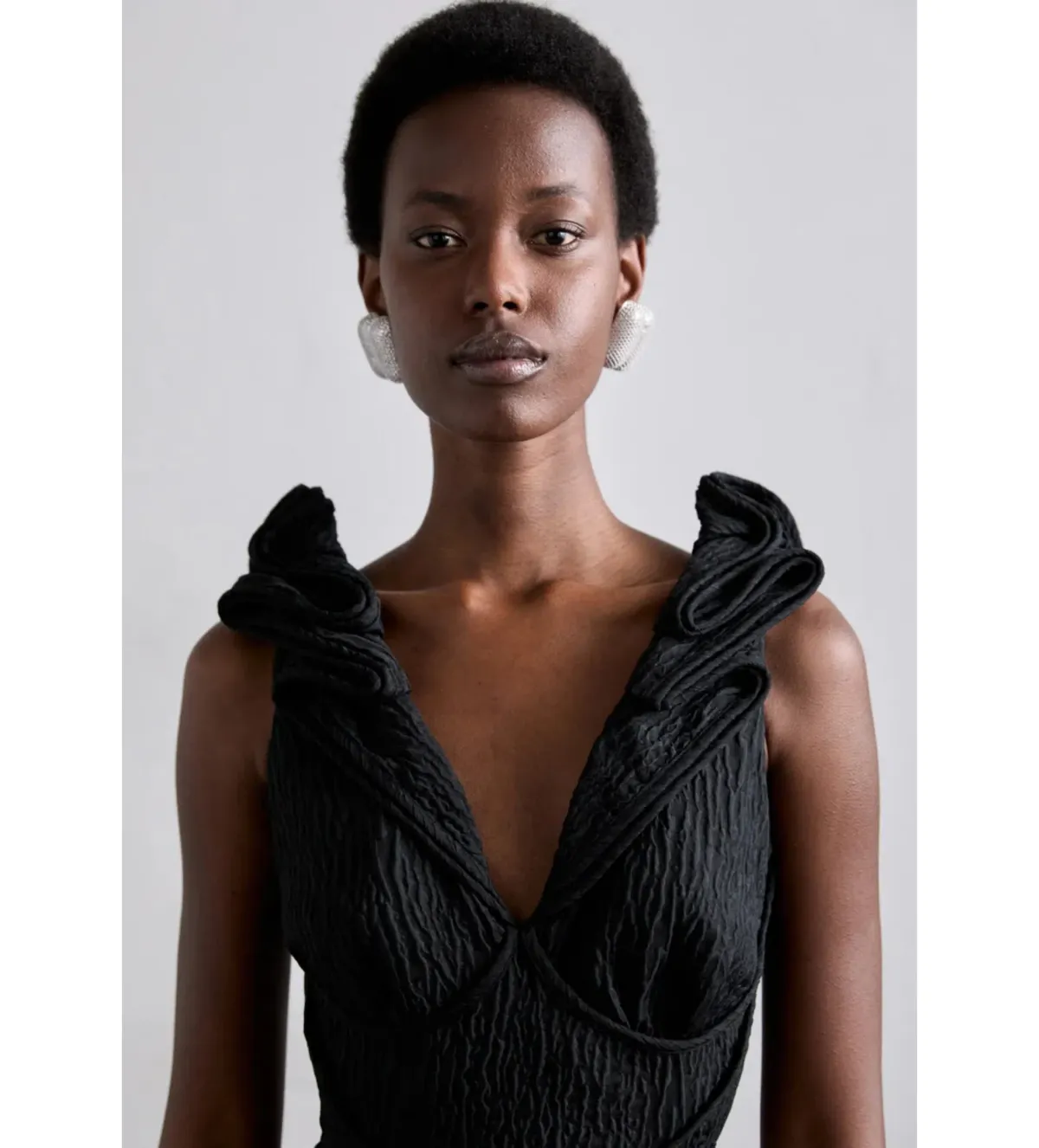 Rachel Gilbert Celia Gown in Black Size 12 - Image 2