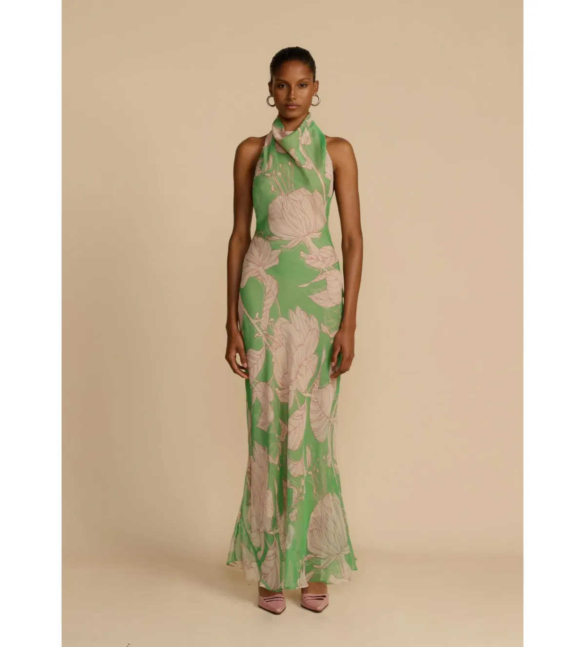 Arcini Ori Josefine Dress Spring Large Scale Floral Print Size AU 8  - Image 2