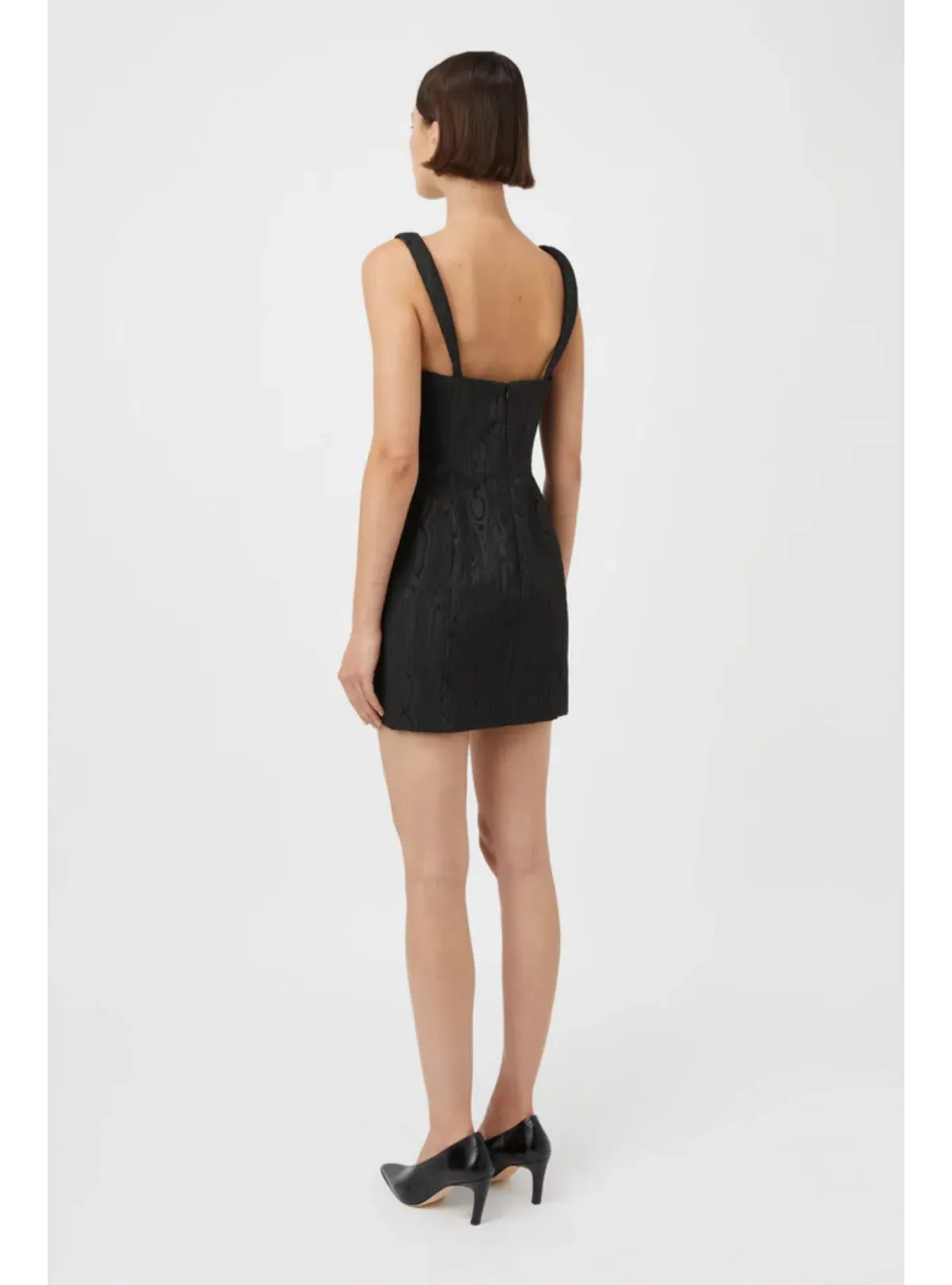 Camilla & Marc Malla Mini Dress in Black Size AU 10  - Image 3