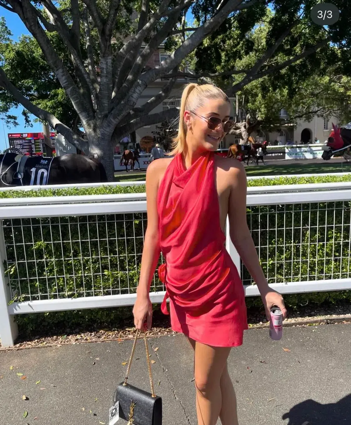 Arcina Ori Rosa Mini Dress Punch Red Size XS / AU 6 - Image 5