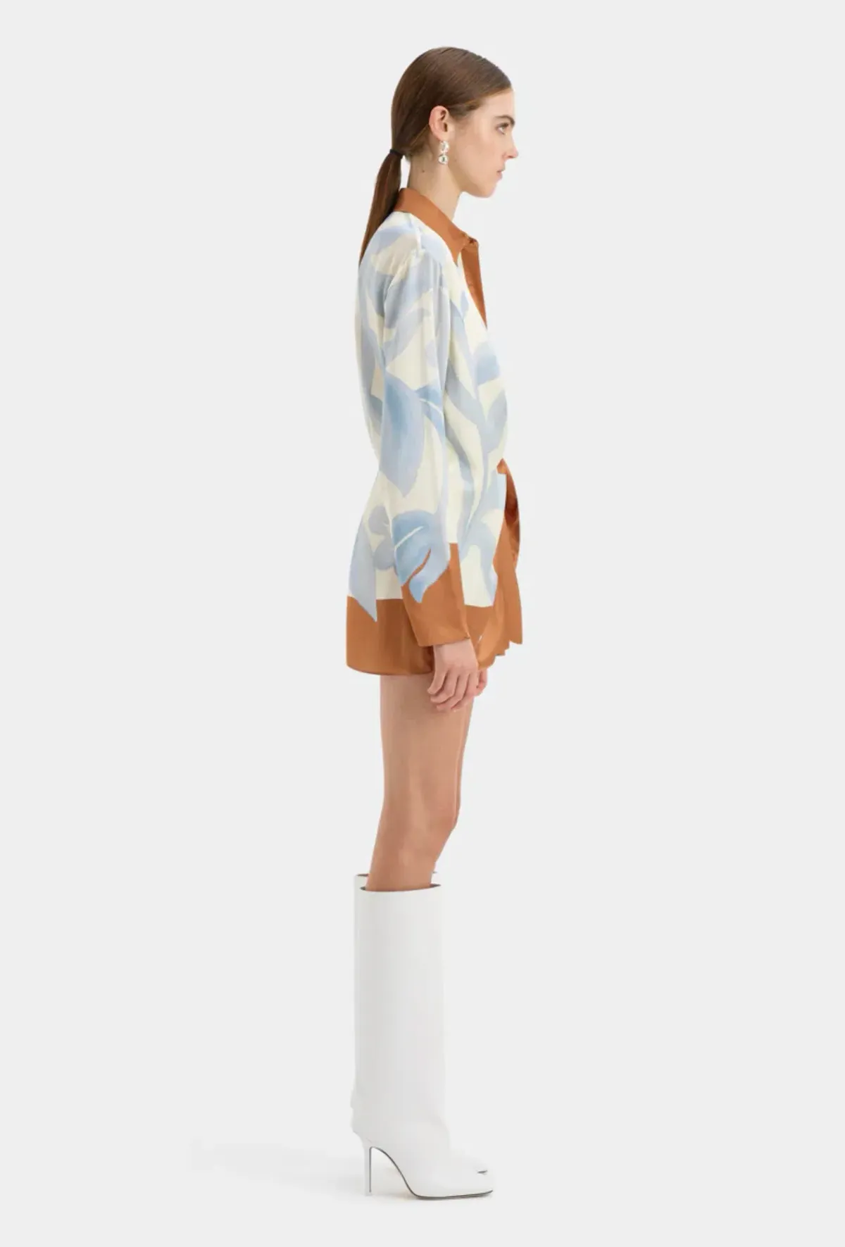 Sir The Label Sorrento Shirt Dress Multi Size 8  - Image 3