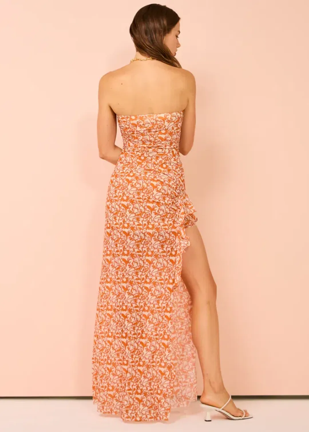 Bec & Bridge Firefly Strapless Dress in Fiesta Floral Size 8 for rent on The Volte - main image
