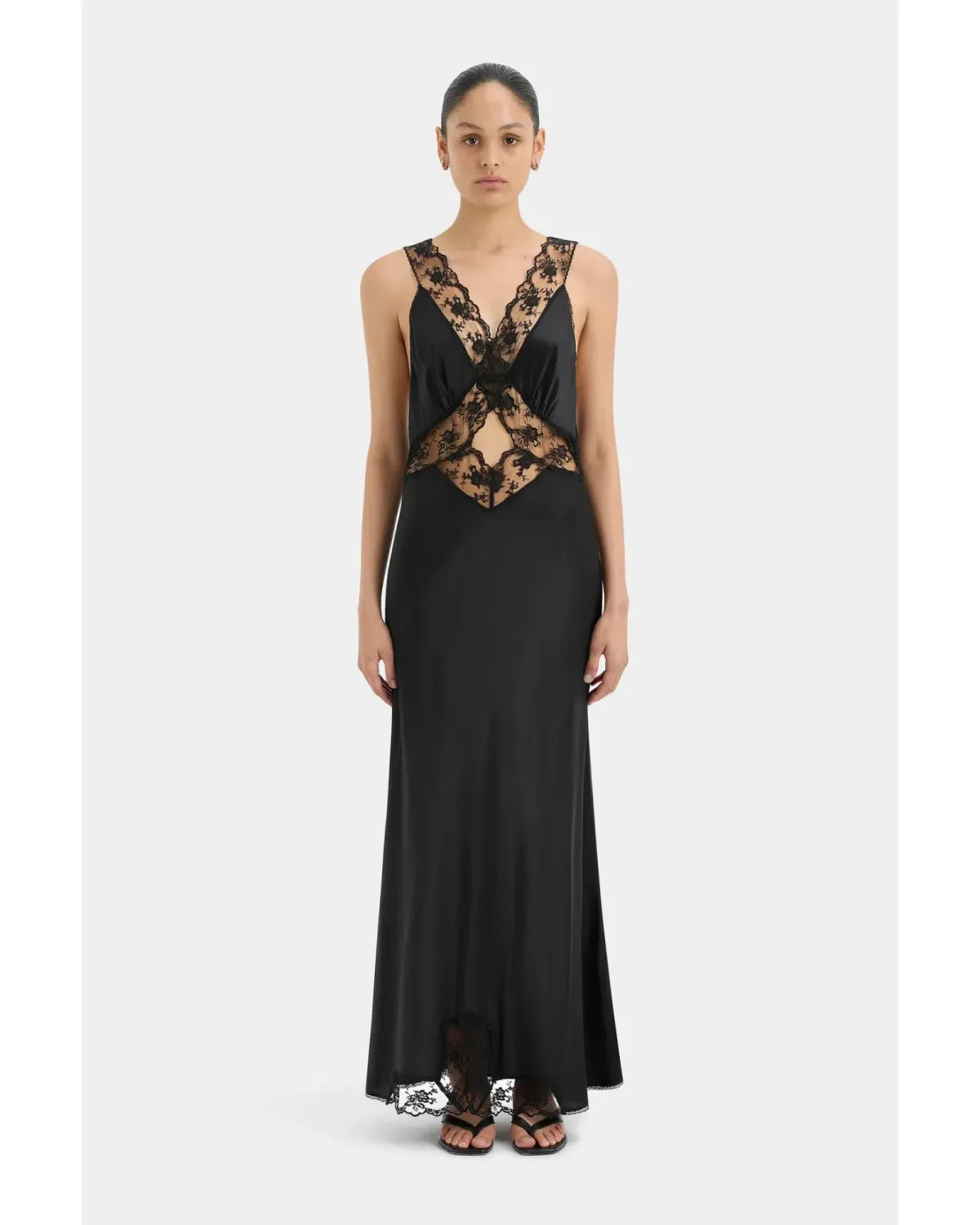 Sir The Label Aries Cut Out Gown Black Size AU 10 - Image 1