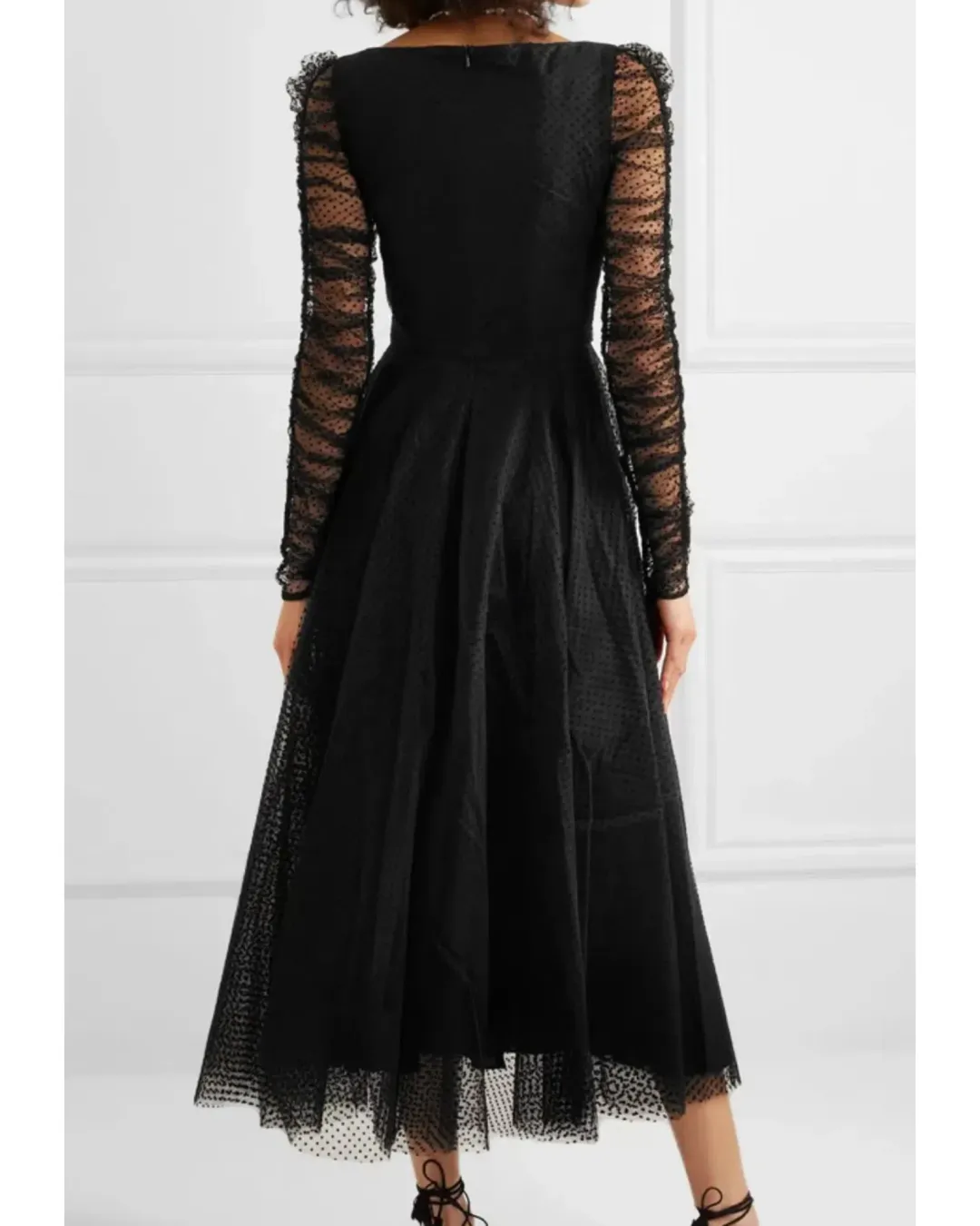Zimmermann Espionage Ballet Tulle Midi Dress Black Size 2 / AU 12 for rent on The Volte - main image