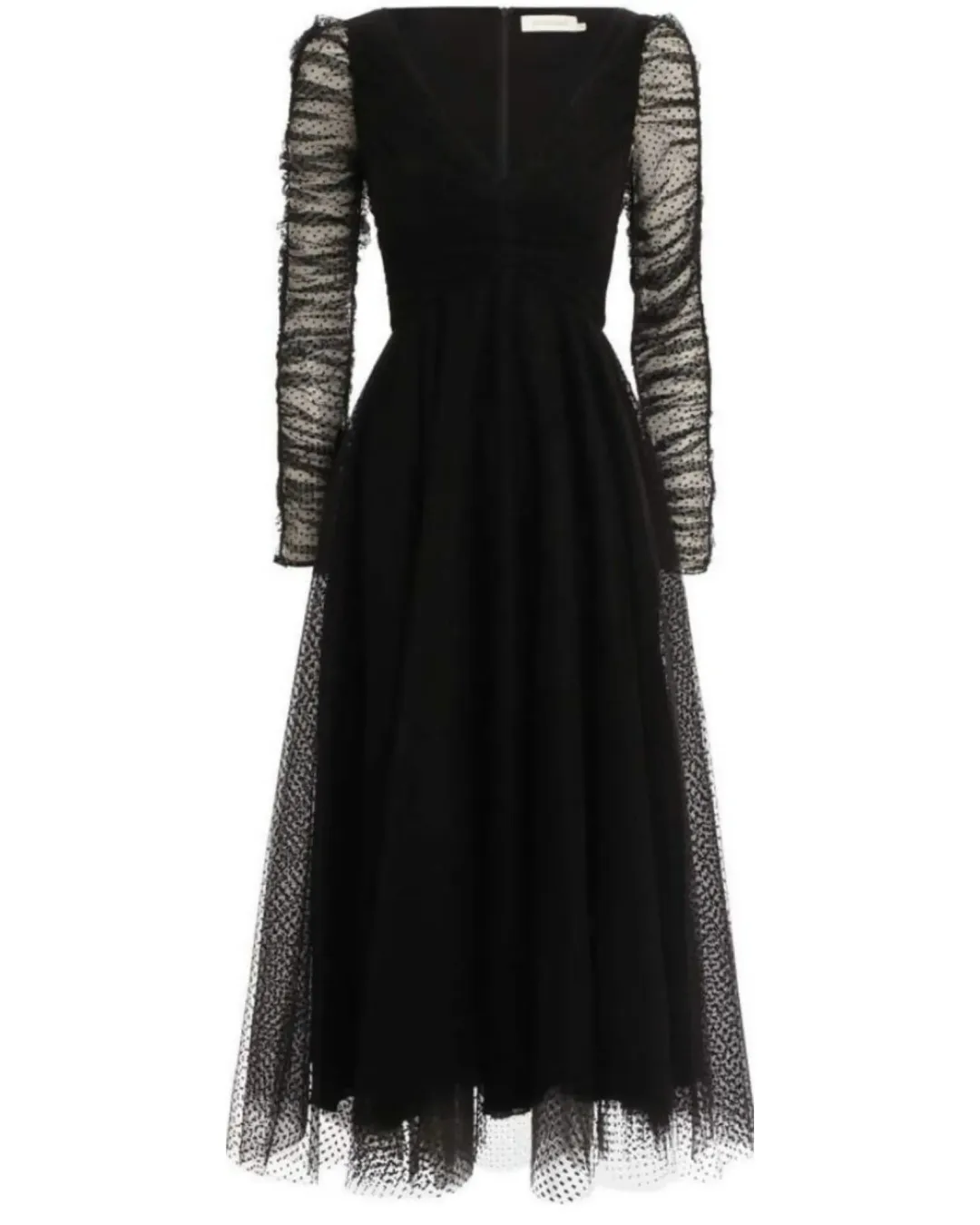 Zimmermann Espionage Ballet Tulle Midi Dress Black Size 2 / AU 12 for rent on The Volte - main image