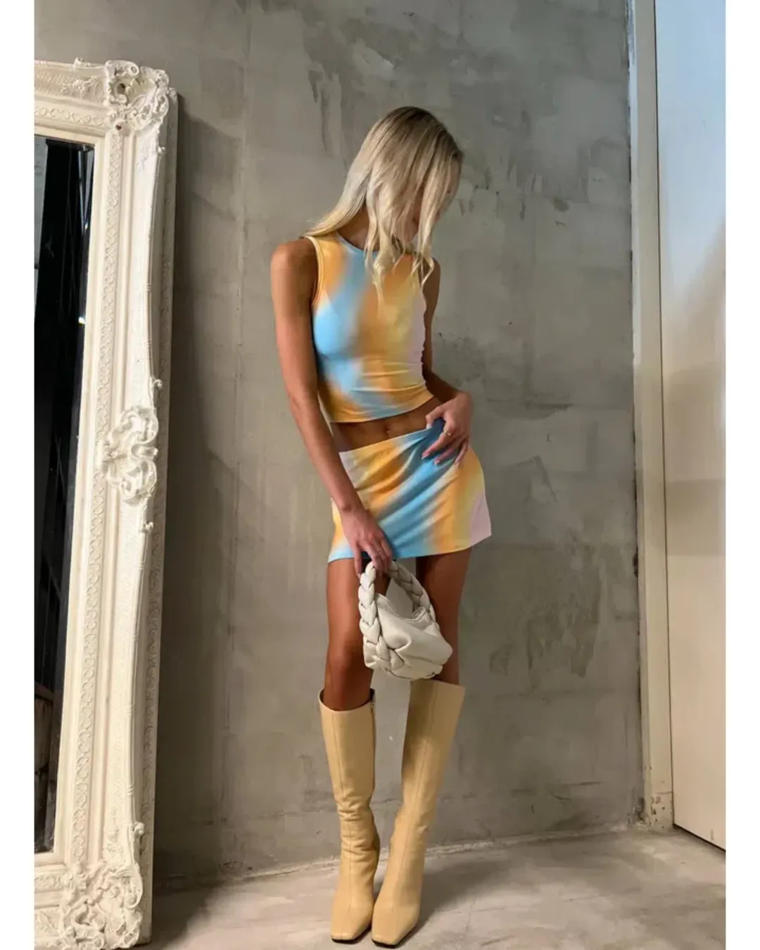 With Harper Lu Sunset Orb Set Multi Size S / AU 8 for rent on The Volte - main image