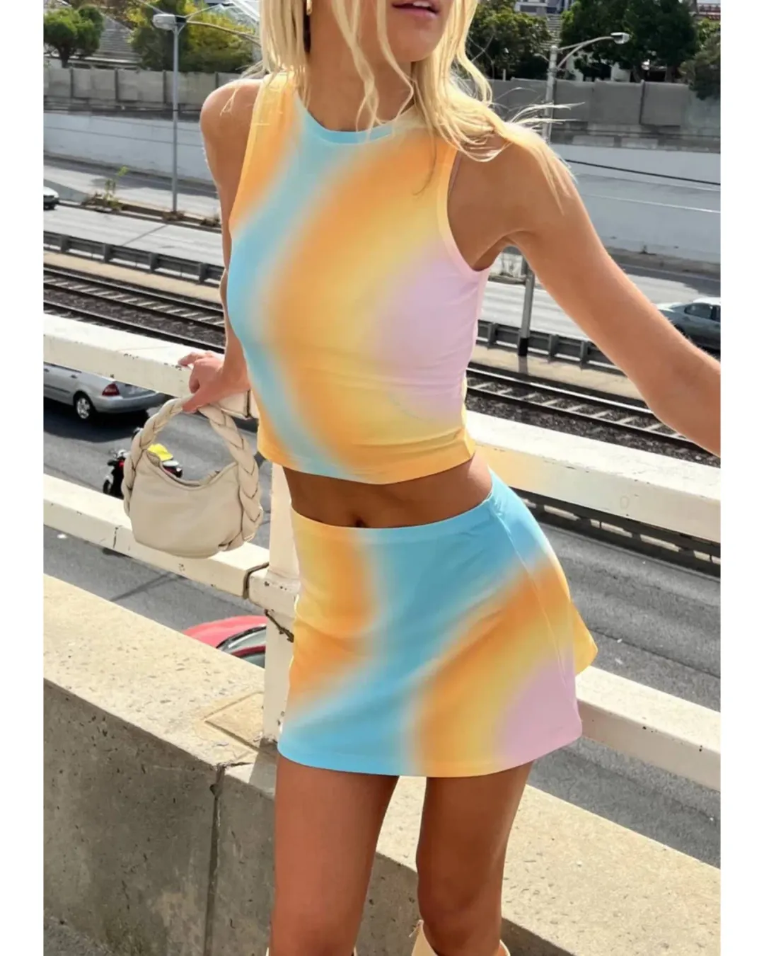 With Harper Lu Sunset Orb Set Multi Size S / AU 8 for rent on The Volte - main image