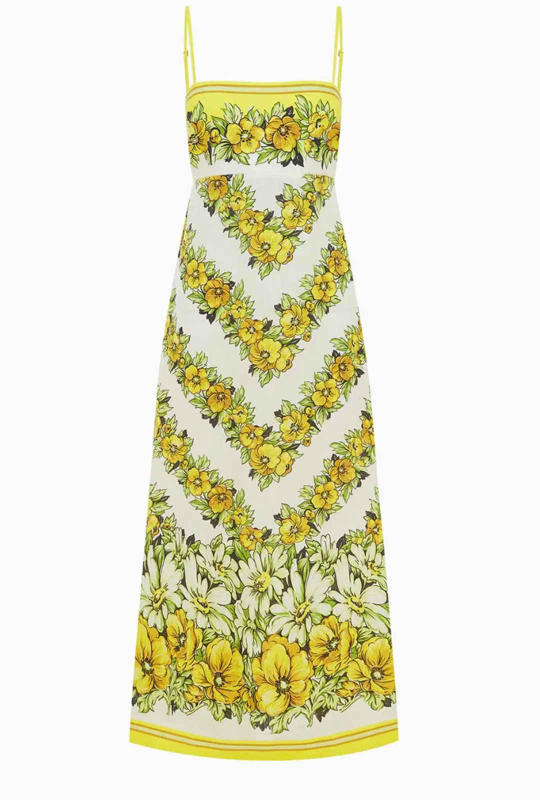 Alemais Gisela Midi Daydress Multi Floral Size 10 for rent on The Volte - main image
