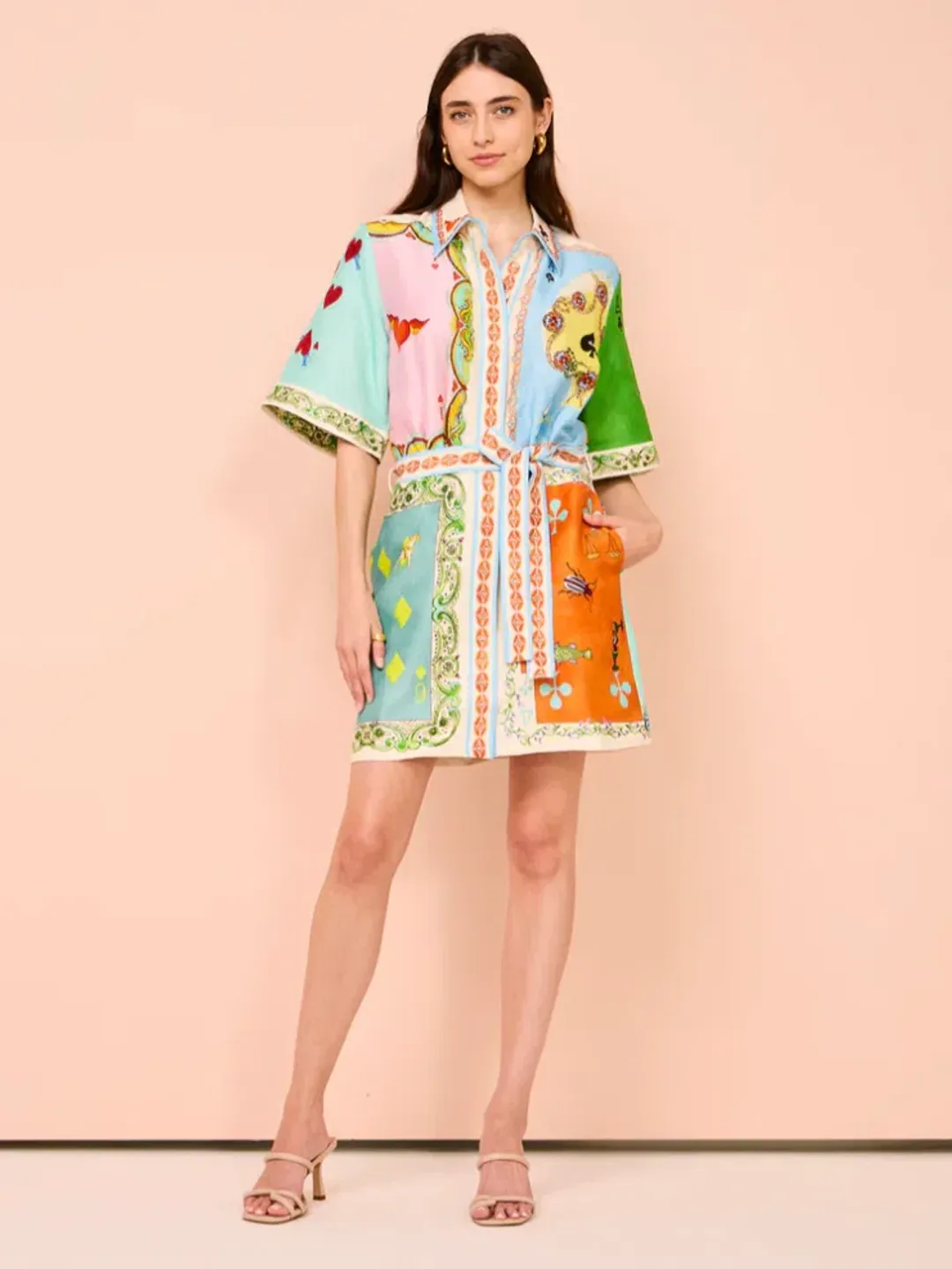 Alemais Rummy Mini Dress In Multi Size 12 for rent on The Volte - main image