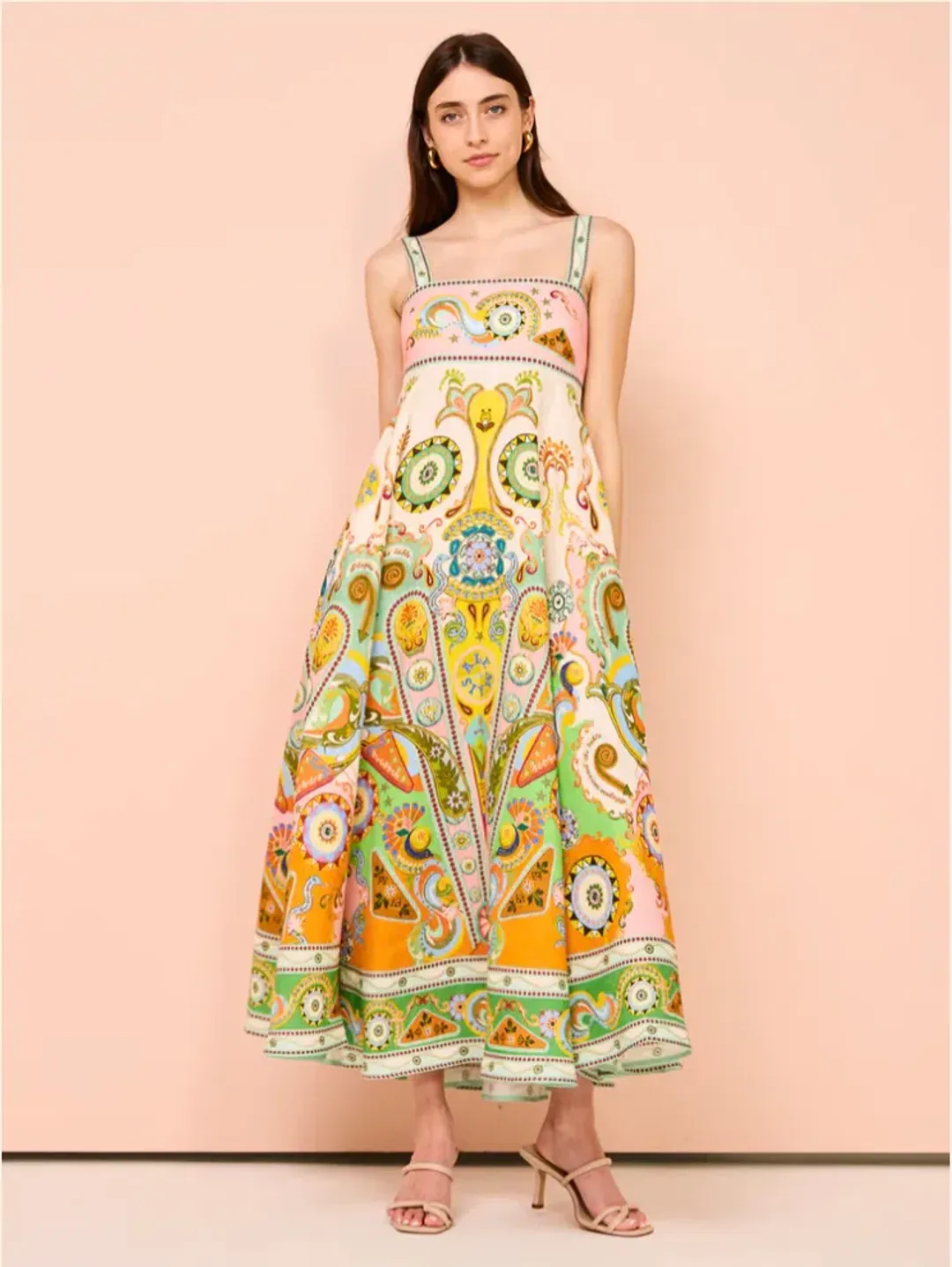 Alemais Pinball Sundress Multi Size 14 for rent on The Volte - main image