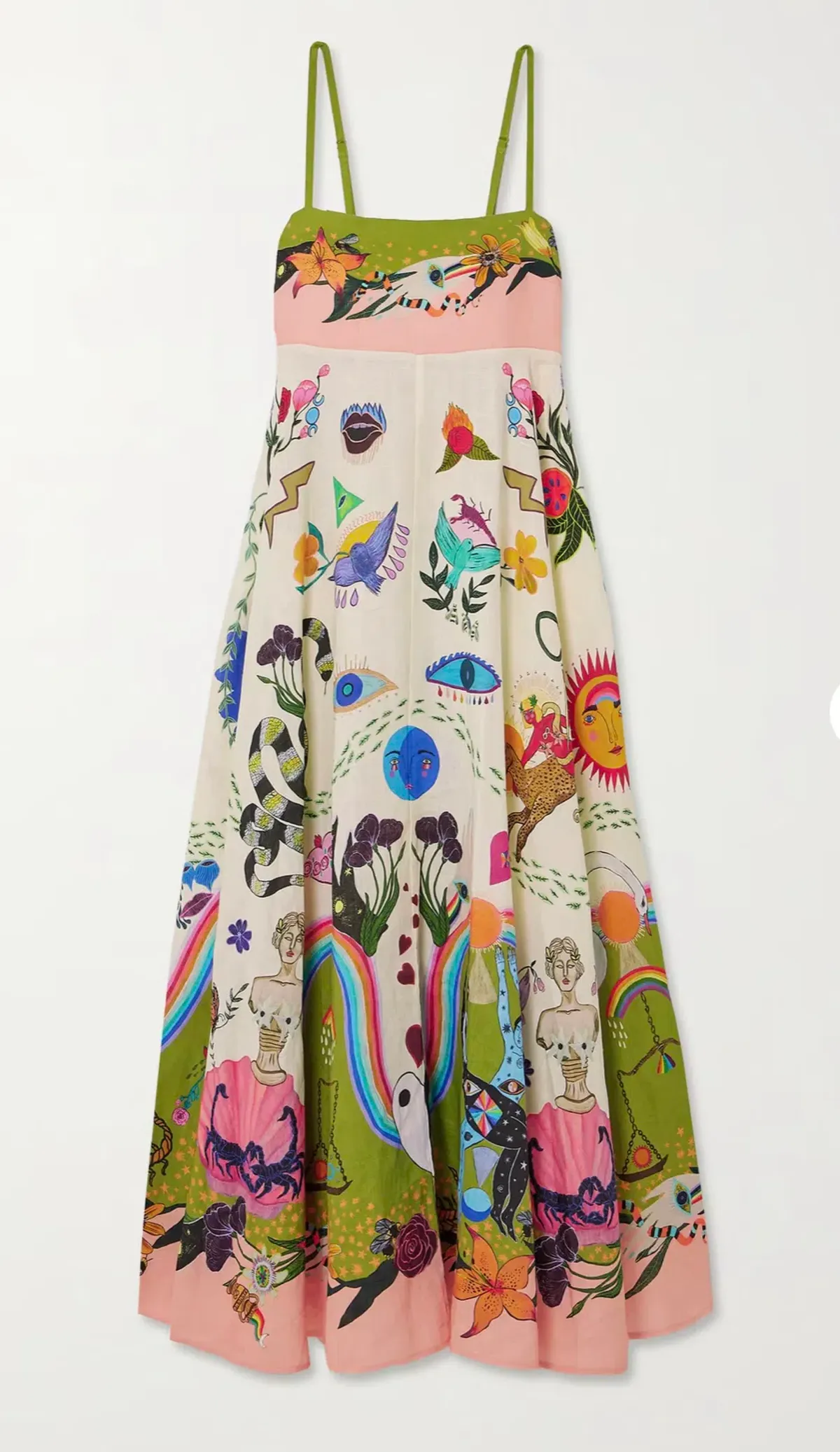 Alemais Evergreen Sundress Print Size AU 8 - Image 4