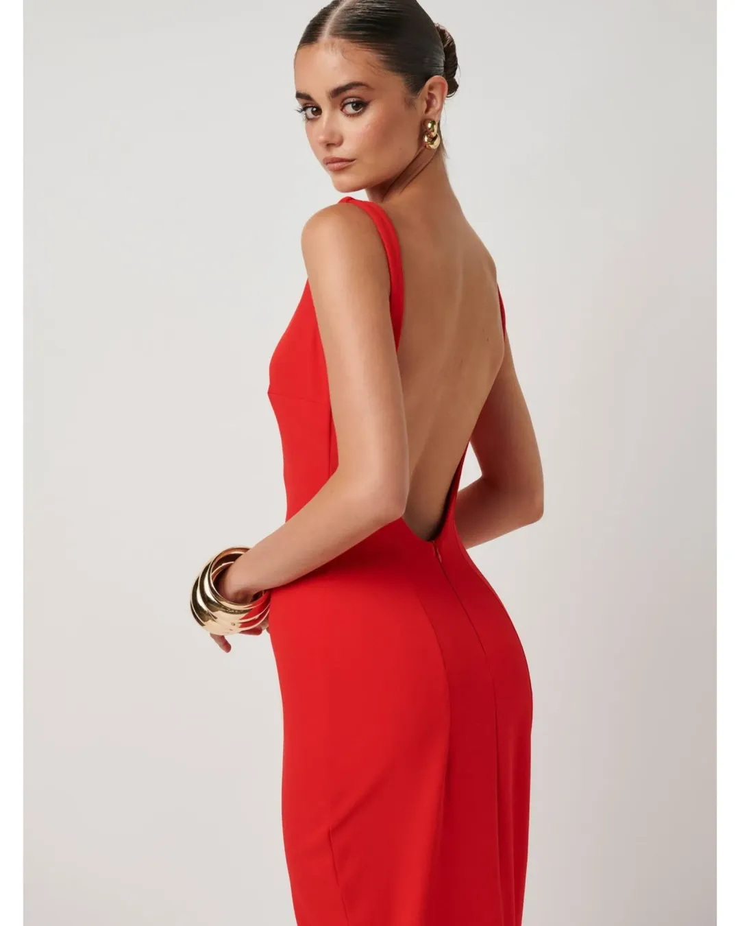 Effie Kats Verona Gown Red Size AU 8 for rent on The Volte - main image