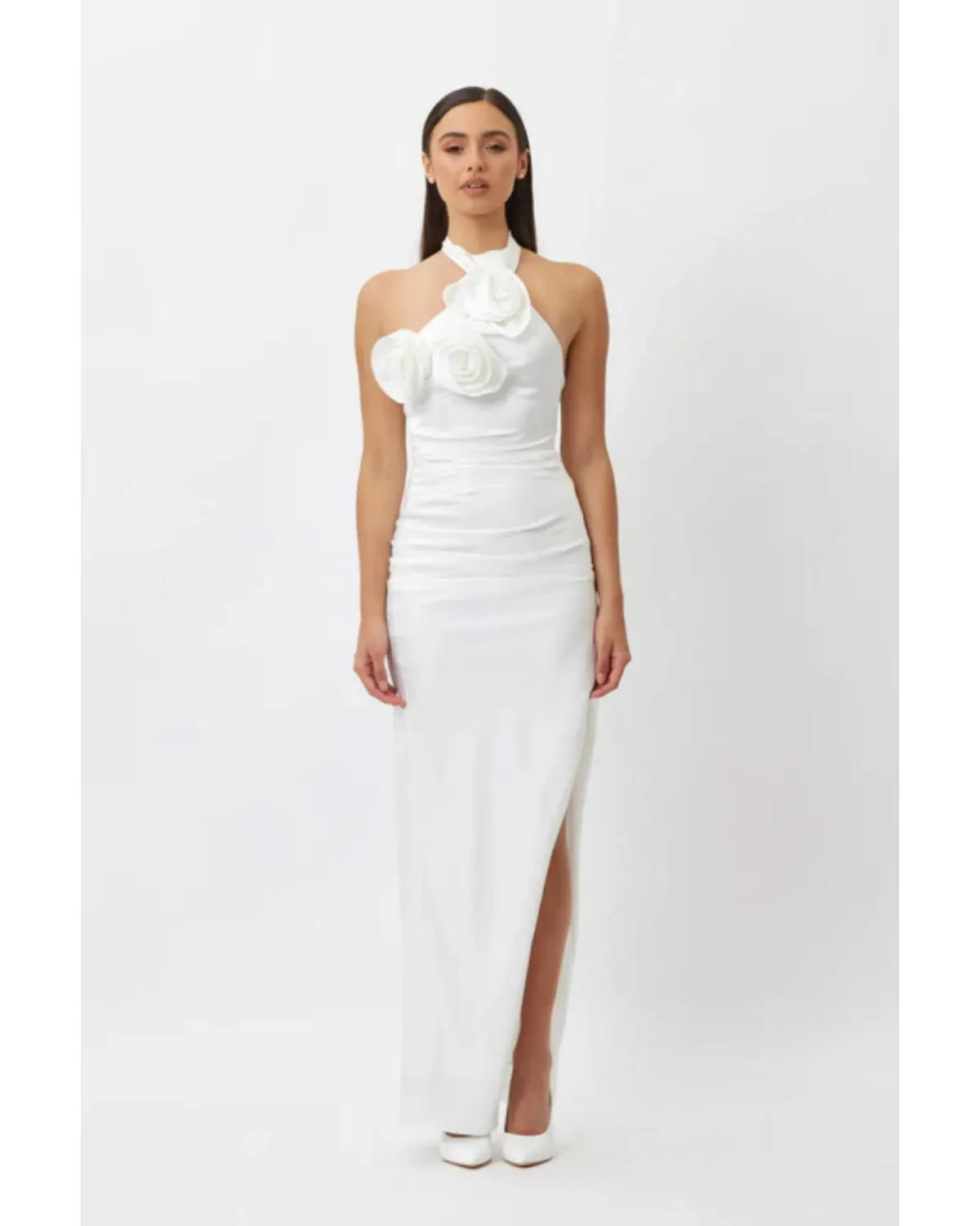 Bianca & Bridgett Gigi Maxi Dress White Size AU 12 - Image 1