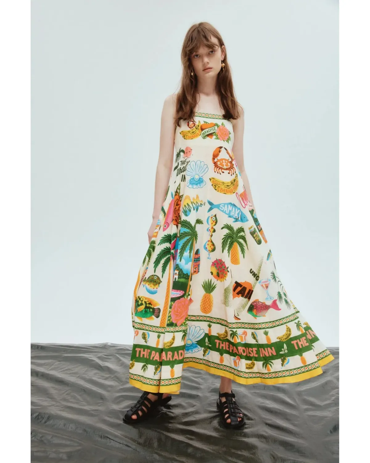 Alemais Paradiso Sundress Print Size AU 8 - Image 1