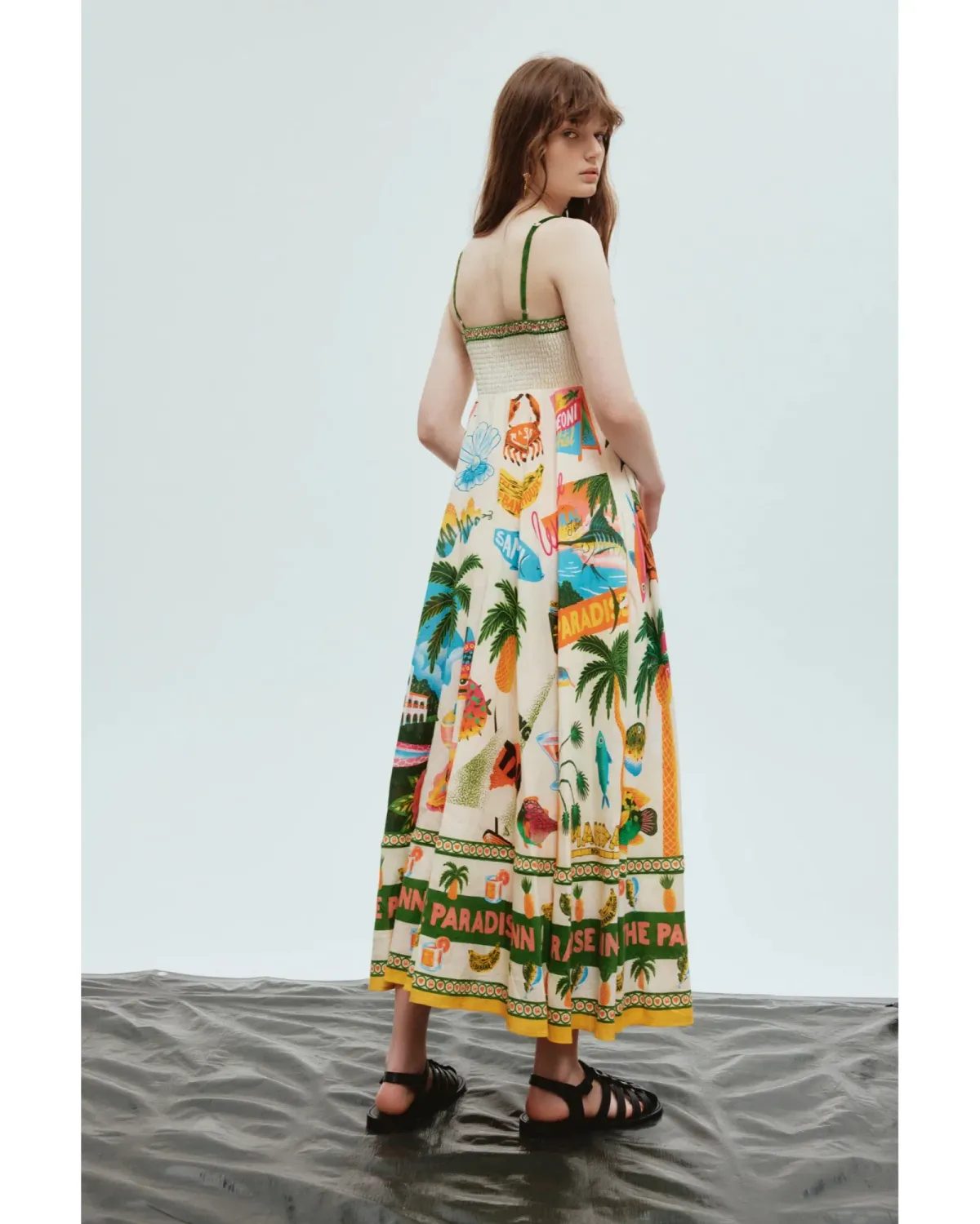 Alemais Paradiso Sundress Print Size AU 8 - Image 3