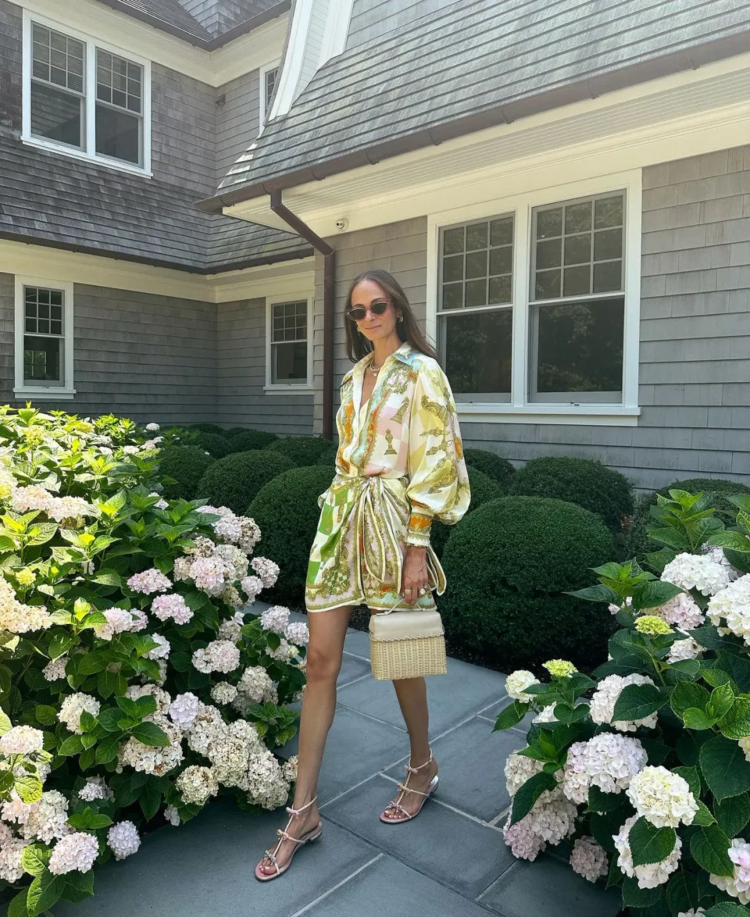 Alemais Checkmate Silk Mini Dress Multi Size 10 for rent on The Volte - main image