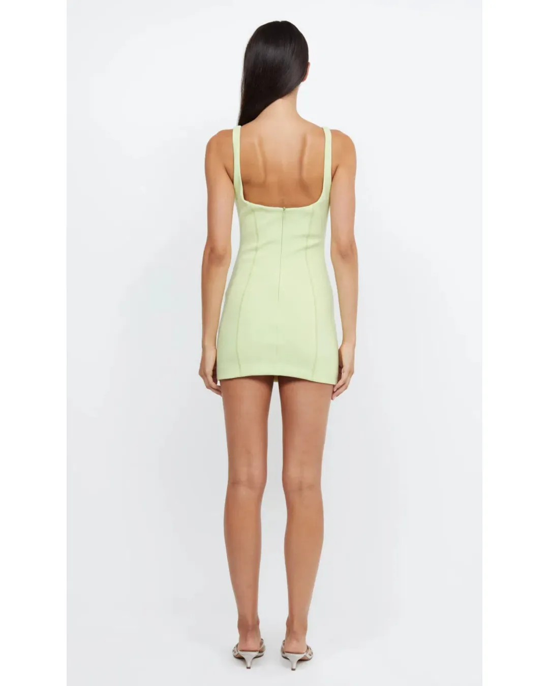 Bec & Bridge Zoe Mini Dress Lime Size AU 6  for rent on The Volte - main image