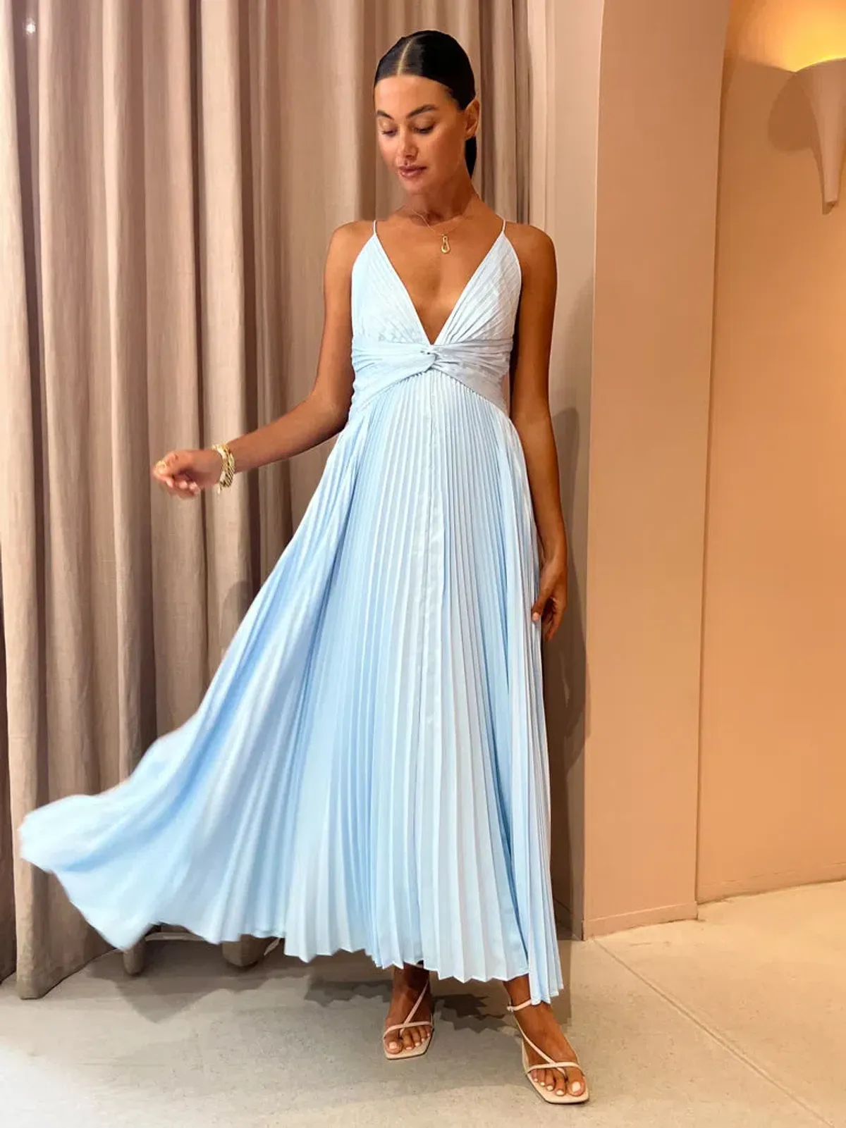 Issy Orla Dress in Blue Size 6  - Image 1