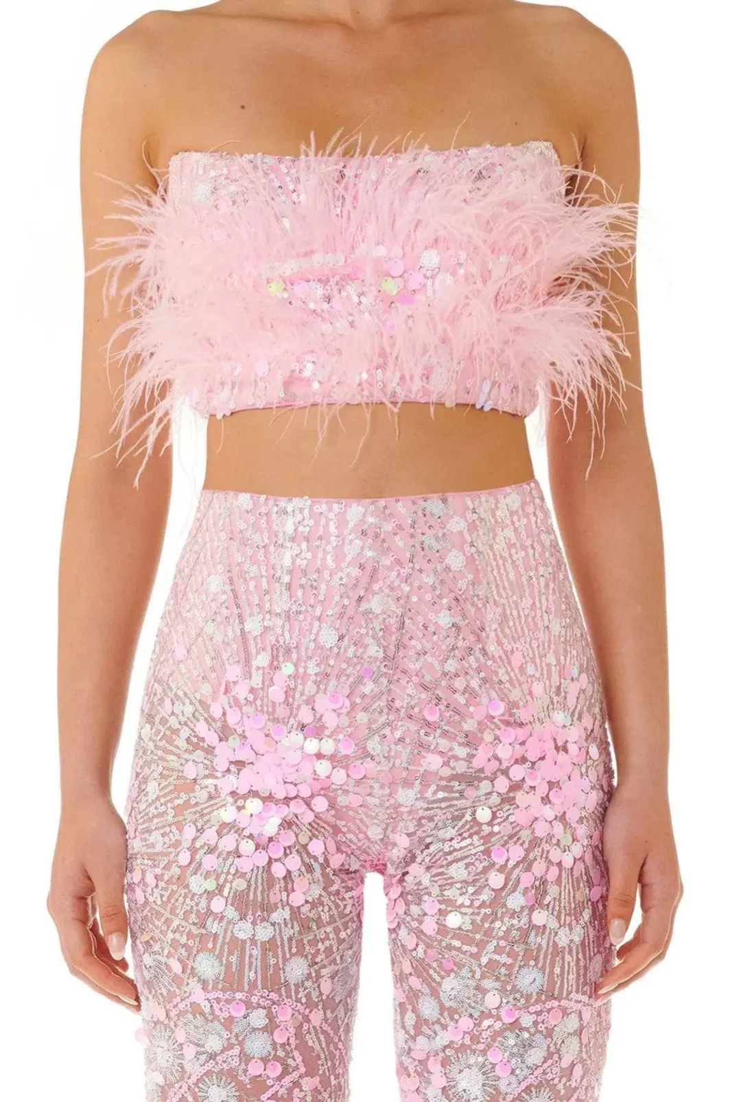 Eliya the Label Heather Top in Pink Size XL /Au 14 for rent on The Volte - main image