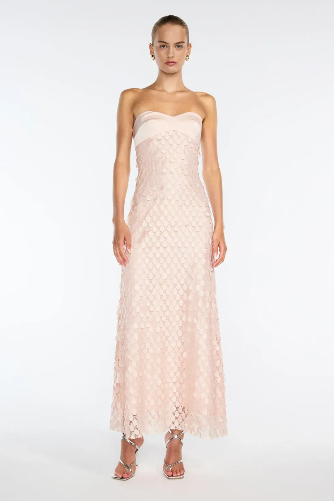 Manning Cartell Supreme Extreme Balconette Dress in Rosewater Pink Size 6 for rent on The Volte - main image