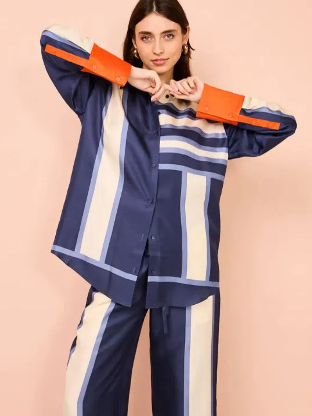 Sir Dazed Shirt and Pant Set in Studio Print Size AU 14 - Image 3