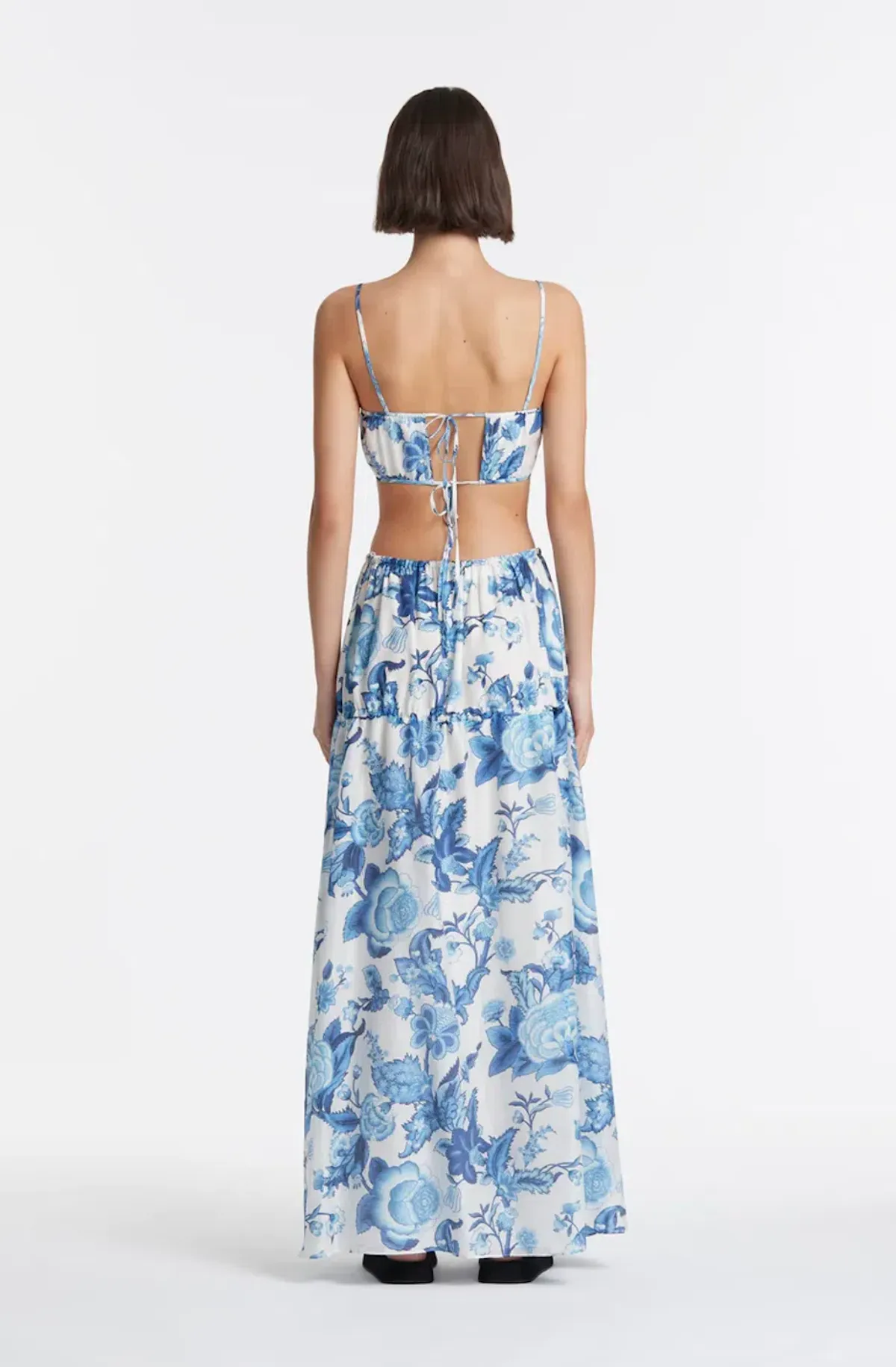 Sir The Label Amaris Gathered Crop & Skirt Set Print Size 8 - Image 2