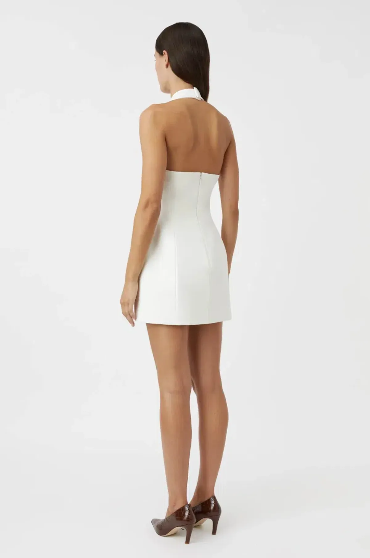 Camilla and Marc Petra Mini Dress Cream Size 8 - Image 3